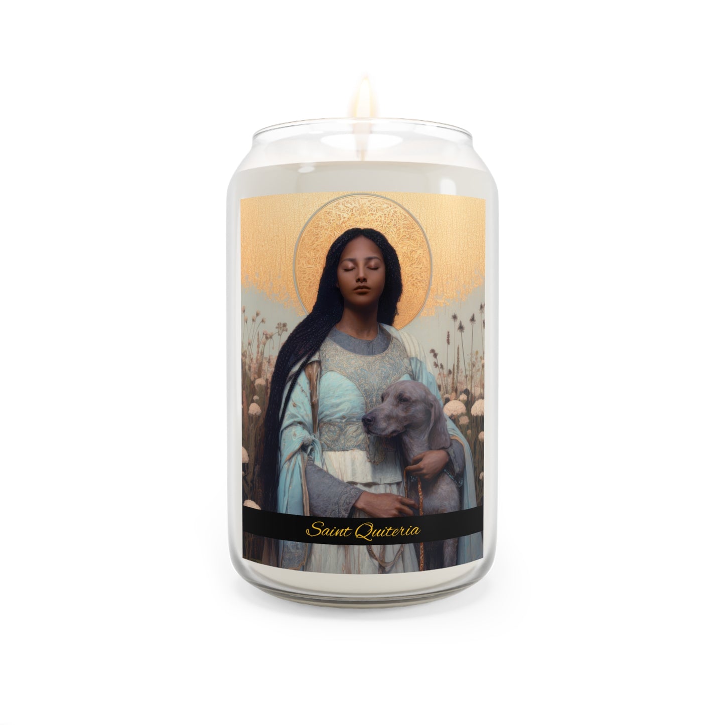 Saint Quiteria - Scented Prayer Candle, 13.75oz - Tall Size - Religious Prayer Candle