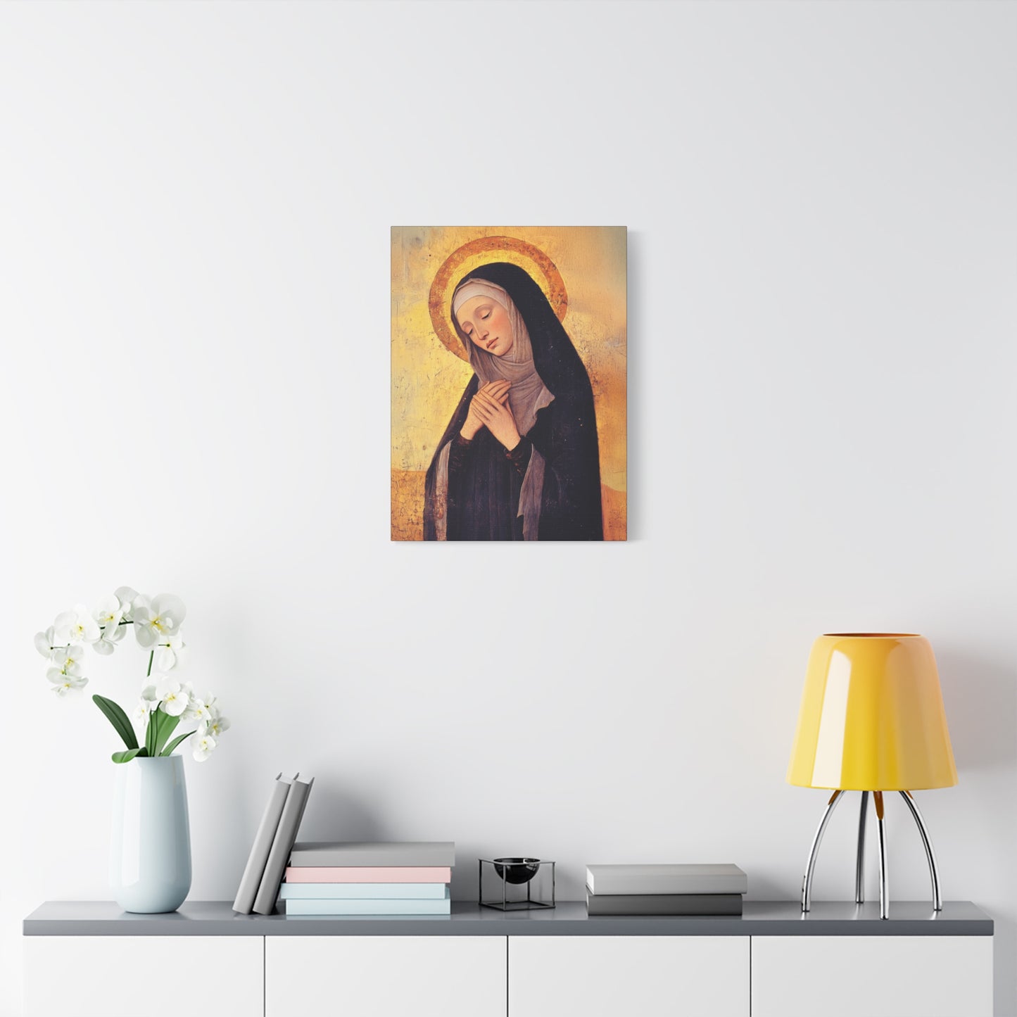 Saint Syncletica of Alexandria - Desert Mother - Gallery Wrapped Canvas - Print - Religious Art for your Home - Catholic