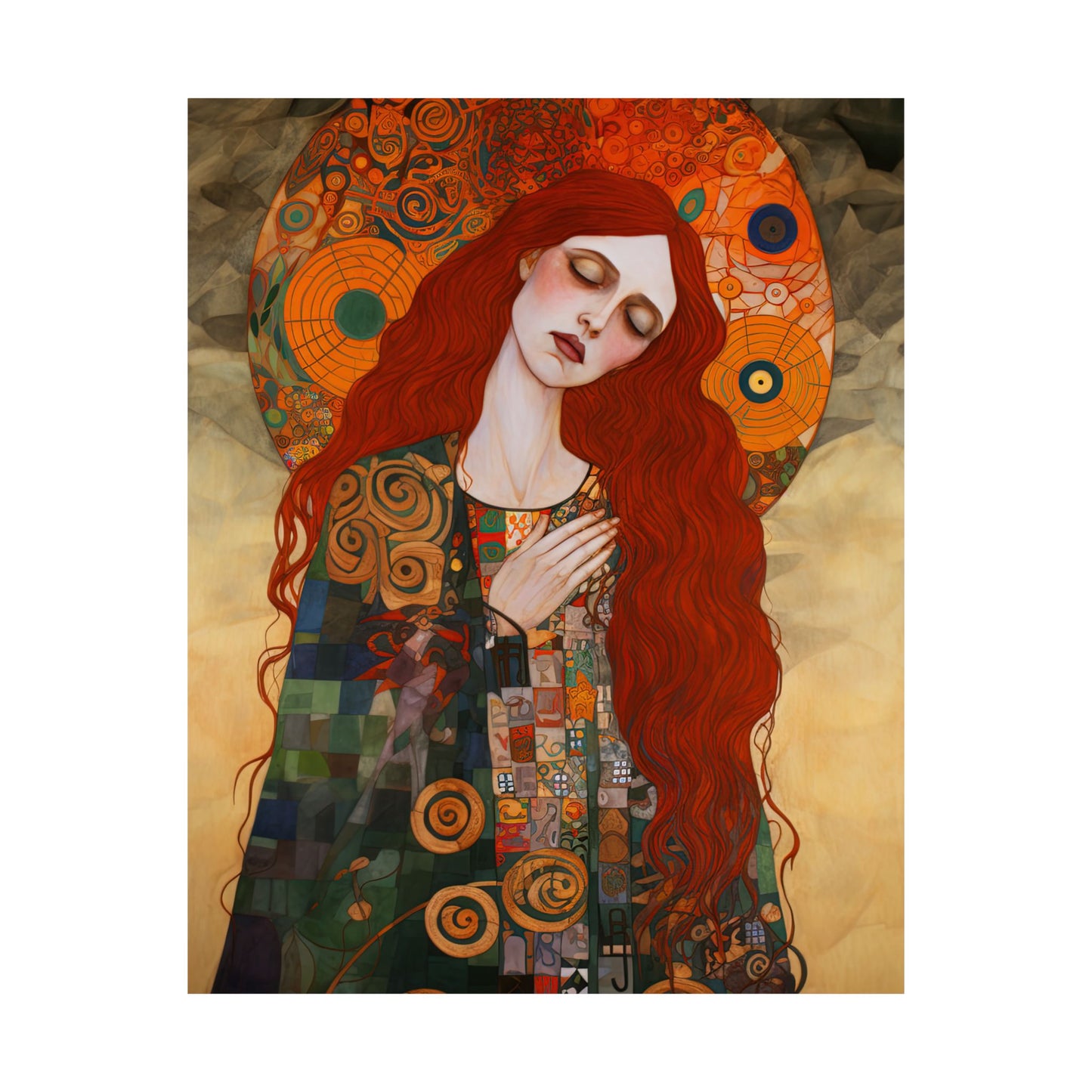 Mystery of Mercy - Saint Mary Magdalene Print - Sanctified Souls Print - Multiple Sizes - Premium Matte Vertical Posters