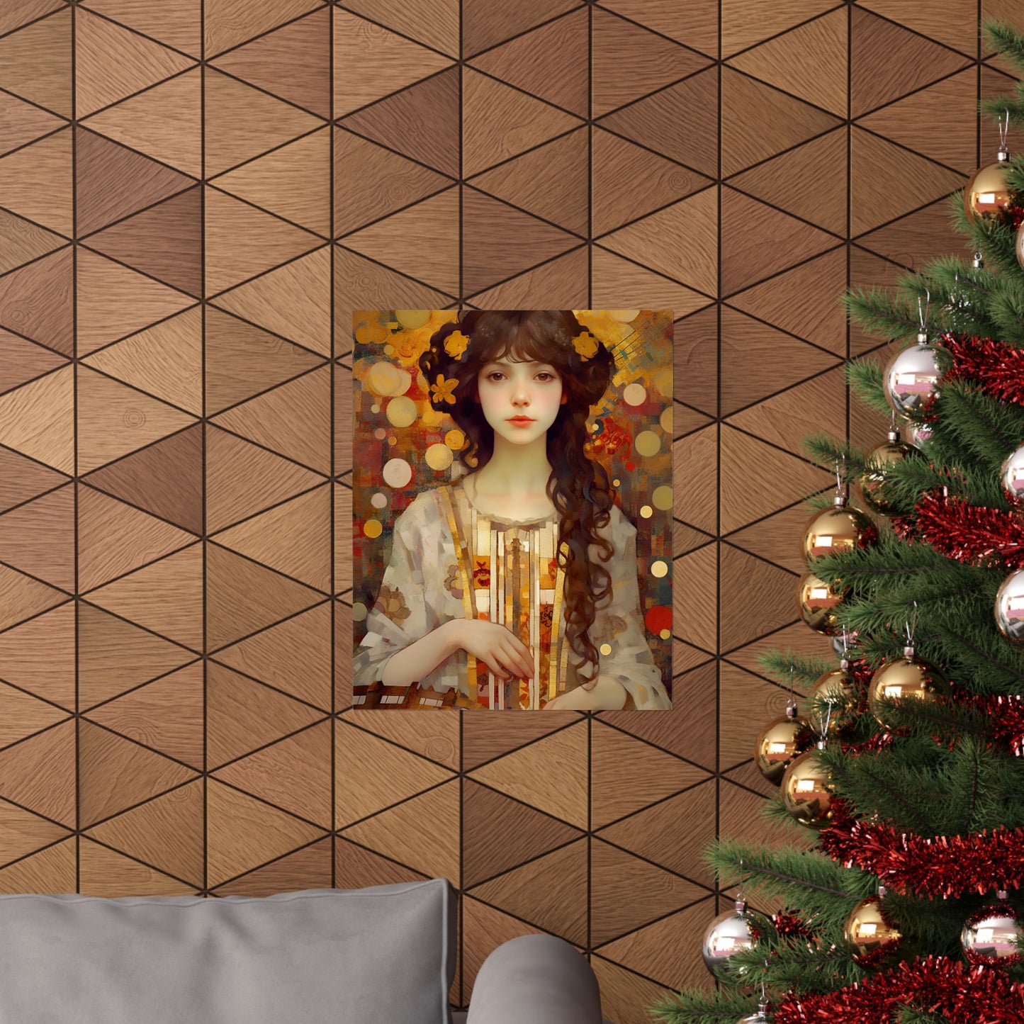 Saint Cecilia - Sanctified Souls Print - Multiple Sizes - Premium Matte Vertical Posters
