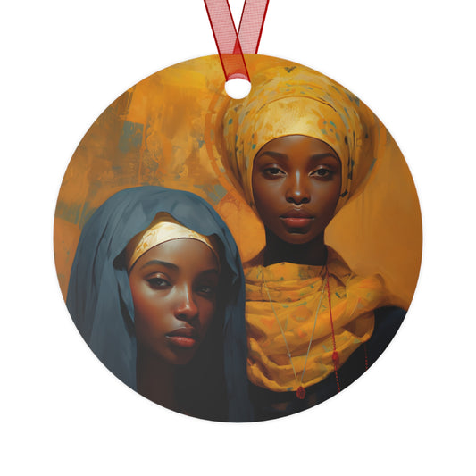 Saints Perpetua and Saint Felicity - Religious Holiday Christmas Ornament and Keepsake - Double sided Keepsake Religious Ornament