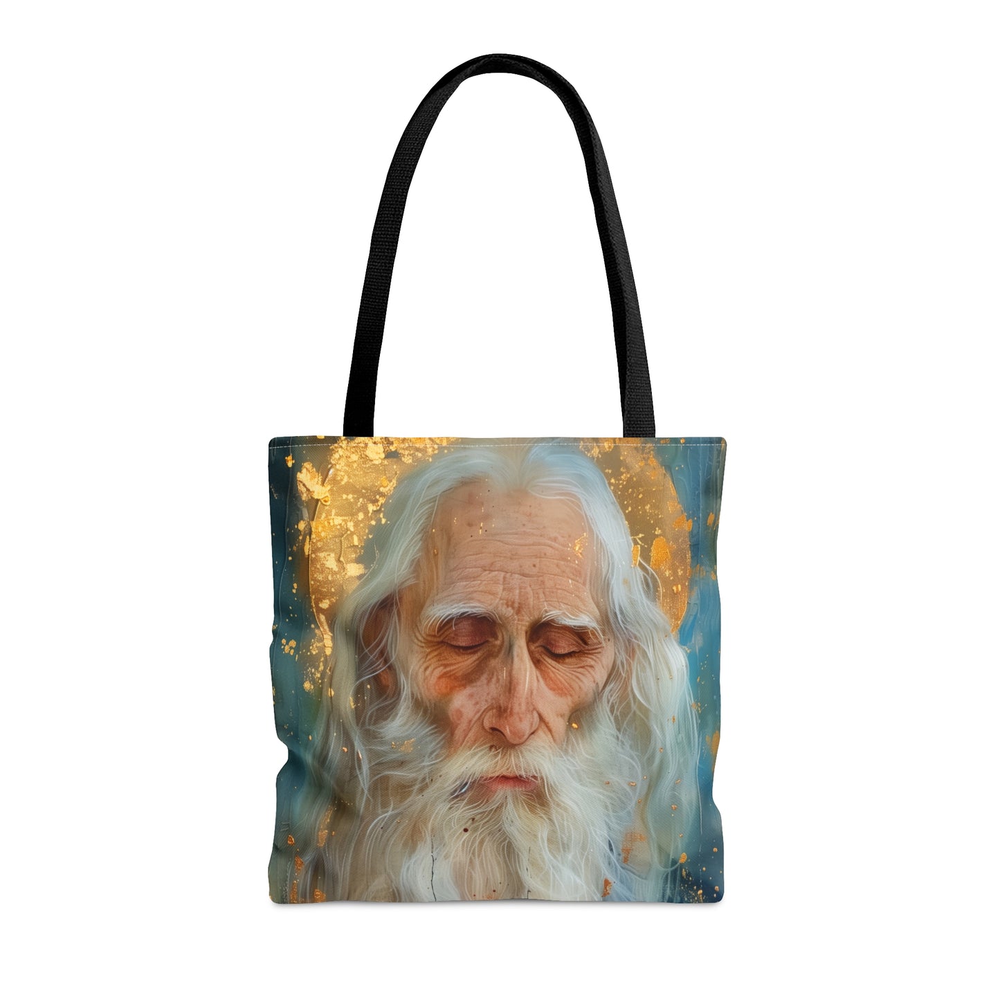Saint Paul the Simple Tote Bag - Large Medium Small Faith Art Bag - Catholic Faith Art purse - Double Sided