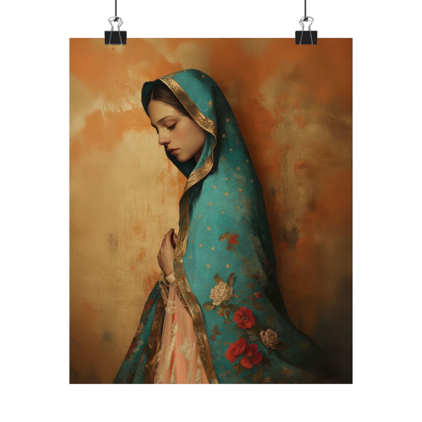 Our Lady of Guadalupe - Sanctified Souls Print - Multiple Sizes - Premium Matte Vertical Posters