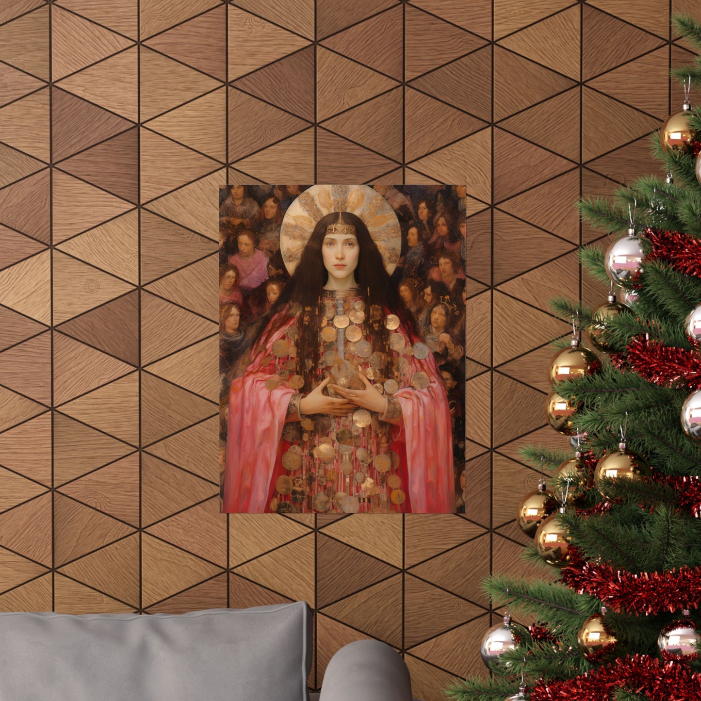Saint Praxedes Print - Sanctified Souls Print - Multiple Sizes - Premium Matte Vertical Posters