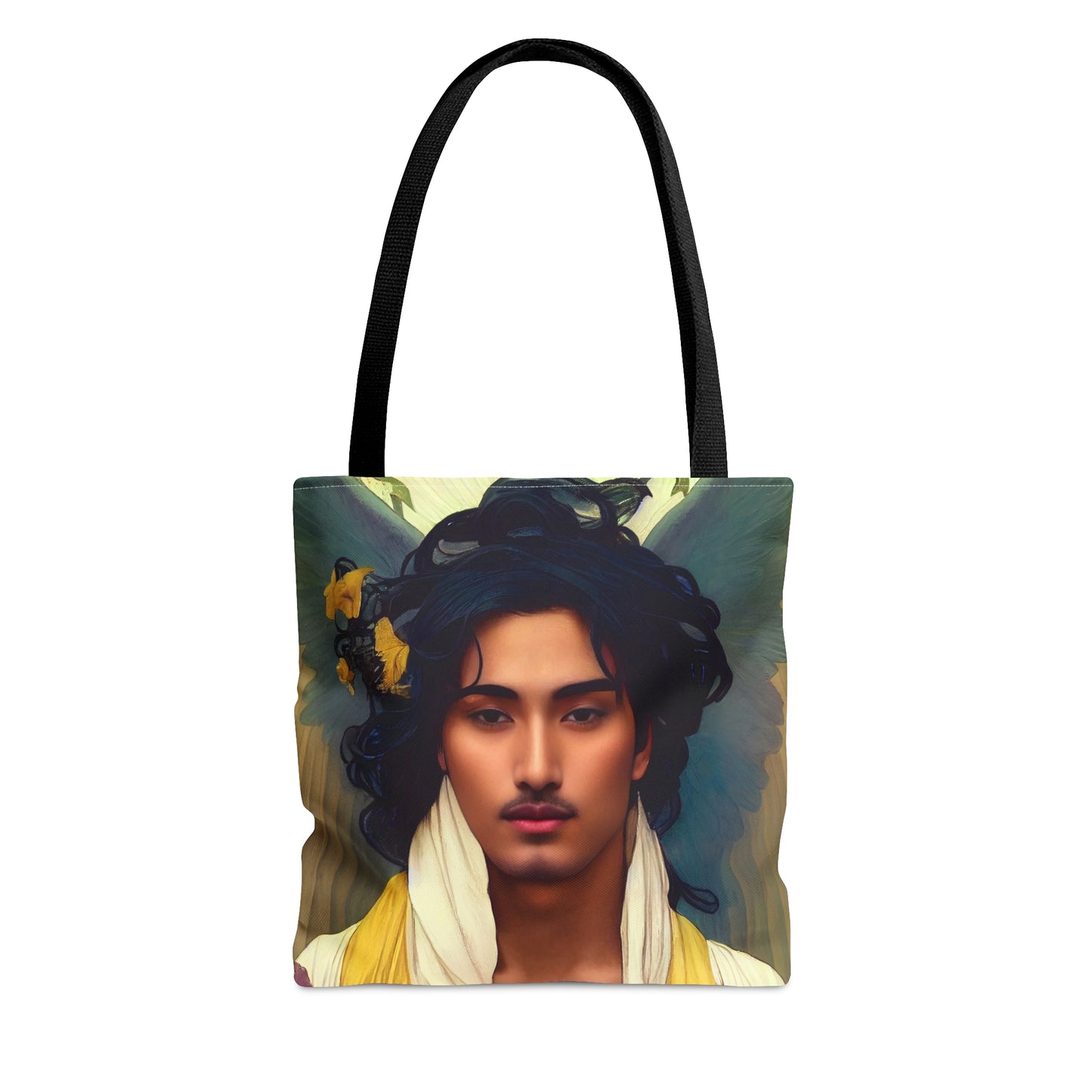 The Archangel Michael Tote Bag - Large Medium Small - Art Bag -  Guardian Angel Double Sided Purse - Carry All Bag - Spiritual Gift - Divine