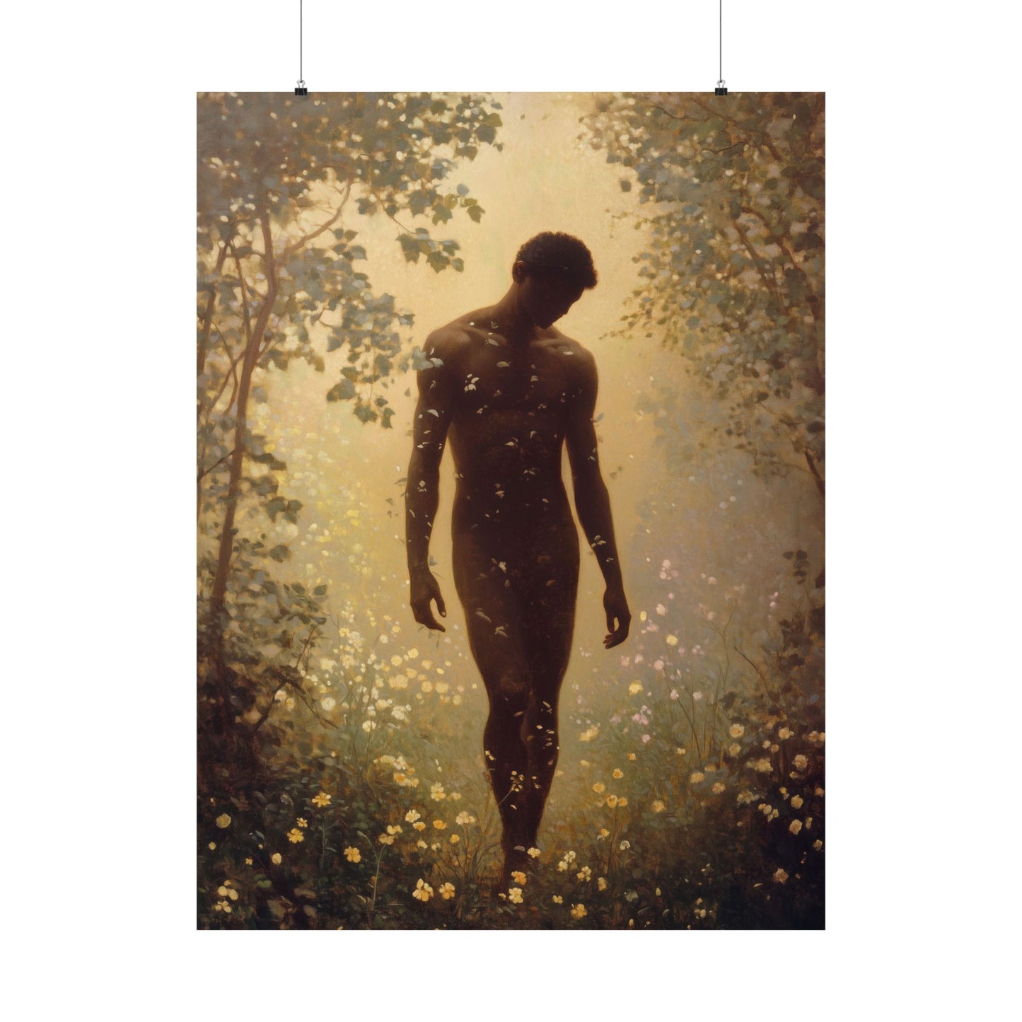 Saint Adam - Sanctified Souls Print - Multiple Sizes - Premium Posters - Catholic Art - Christian Home Decor Artwork