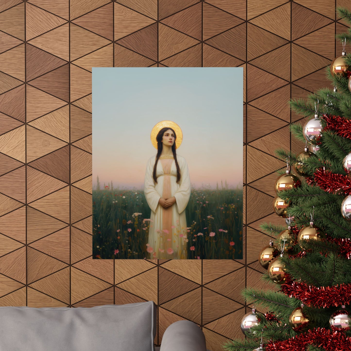 Saint Sabina - Sanctified Souls Print - Multiple Sizes - Premium Matte Vertical Posters - Patron Saint Art