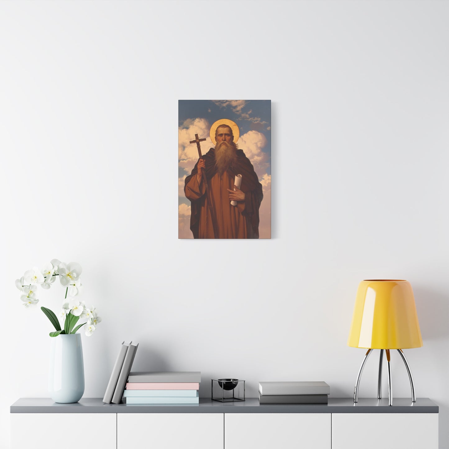 Saint Joannicus the Great / Loannikios of Mount Olympus - Gallery Wrapped Canvas - Print - Religious Art for your Home - Catholic Art Print