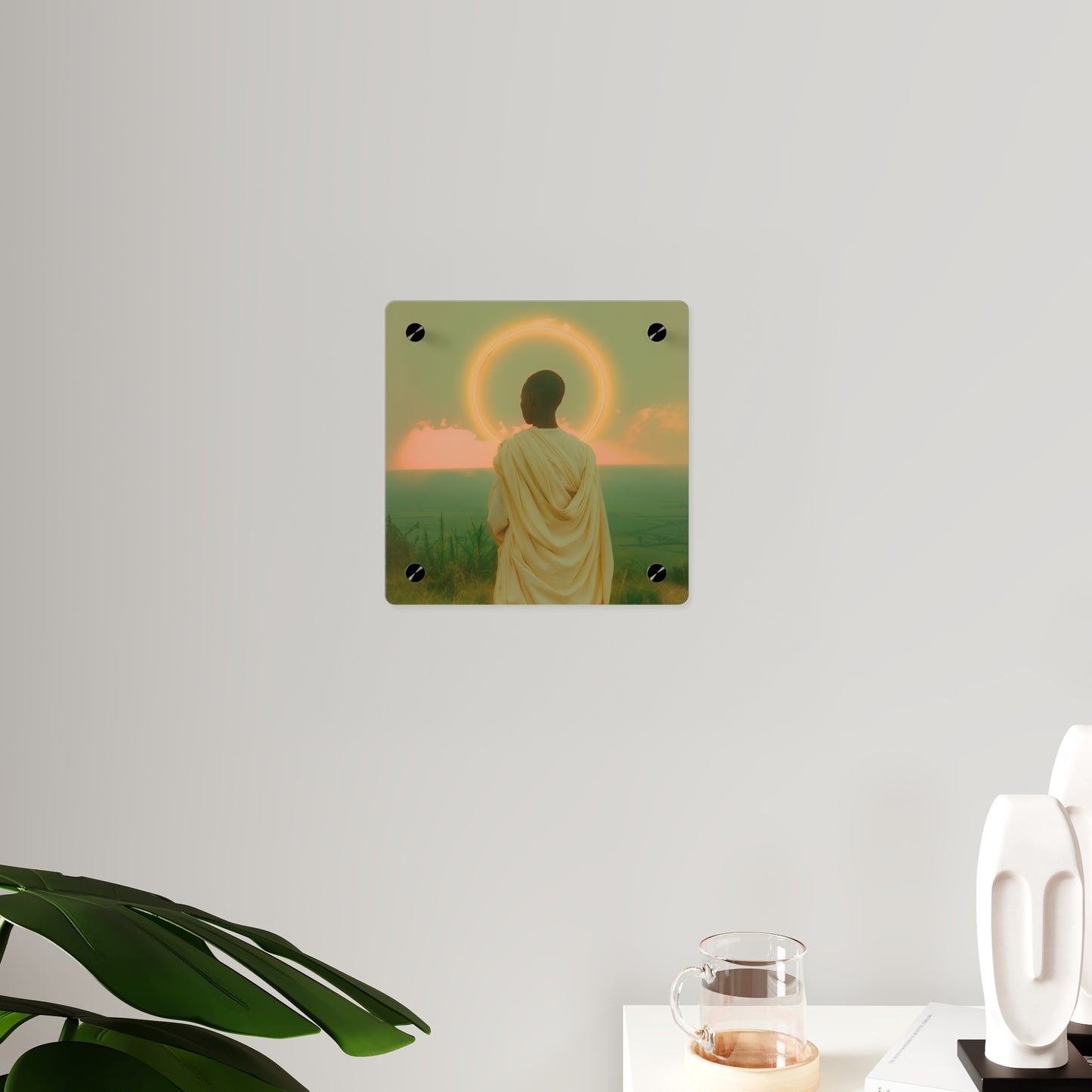Saint Charles Lwanga Wall Art Panel - Ready to Hang Acrylic Print - Catholic Saint Art - Patron Saint Print - No Frame needed