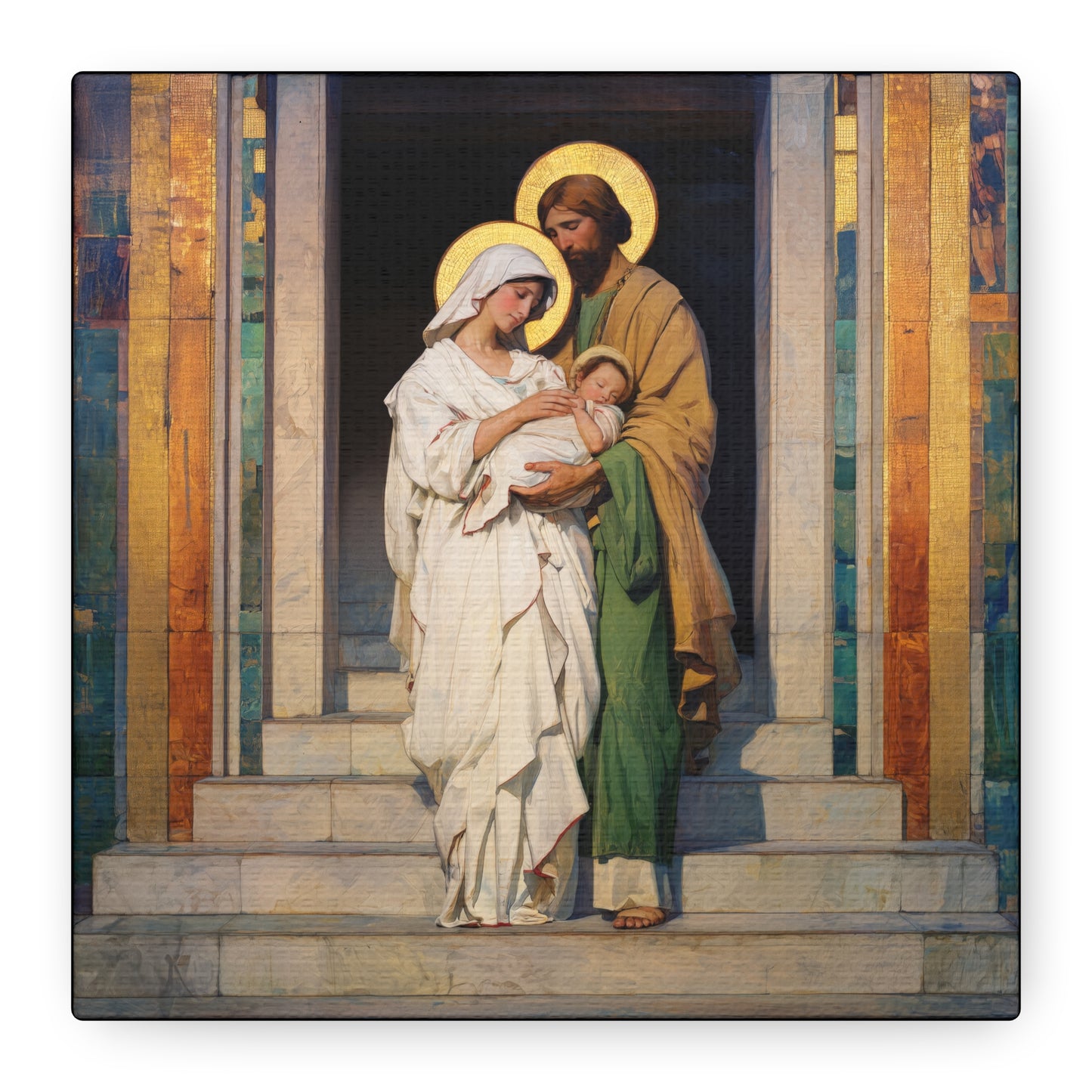 The Feast of the Presentation of the Lord - Holy Family - Gallery Wrapped Canvas - Print - Religious Art for your Home - Catholic art print - prayer room art