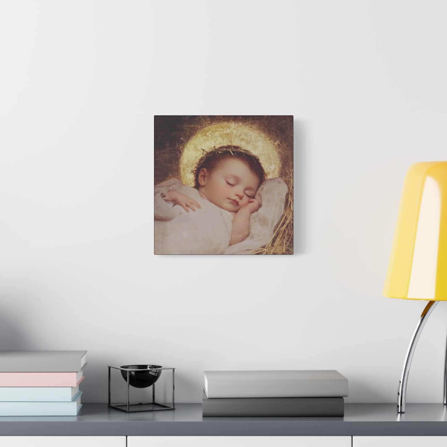 The Christ Child Born Into the Quiet of the World - Gallery Wrapped Canvas - Print - Religious Art for your Home - Catholic Art Print