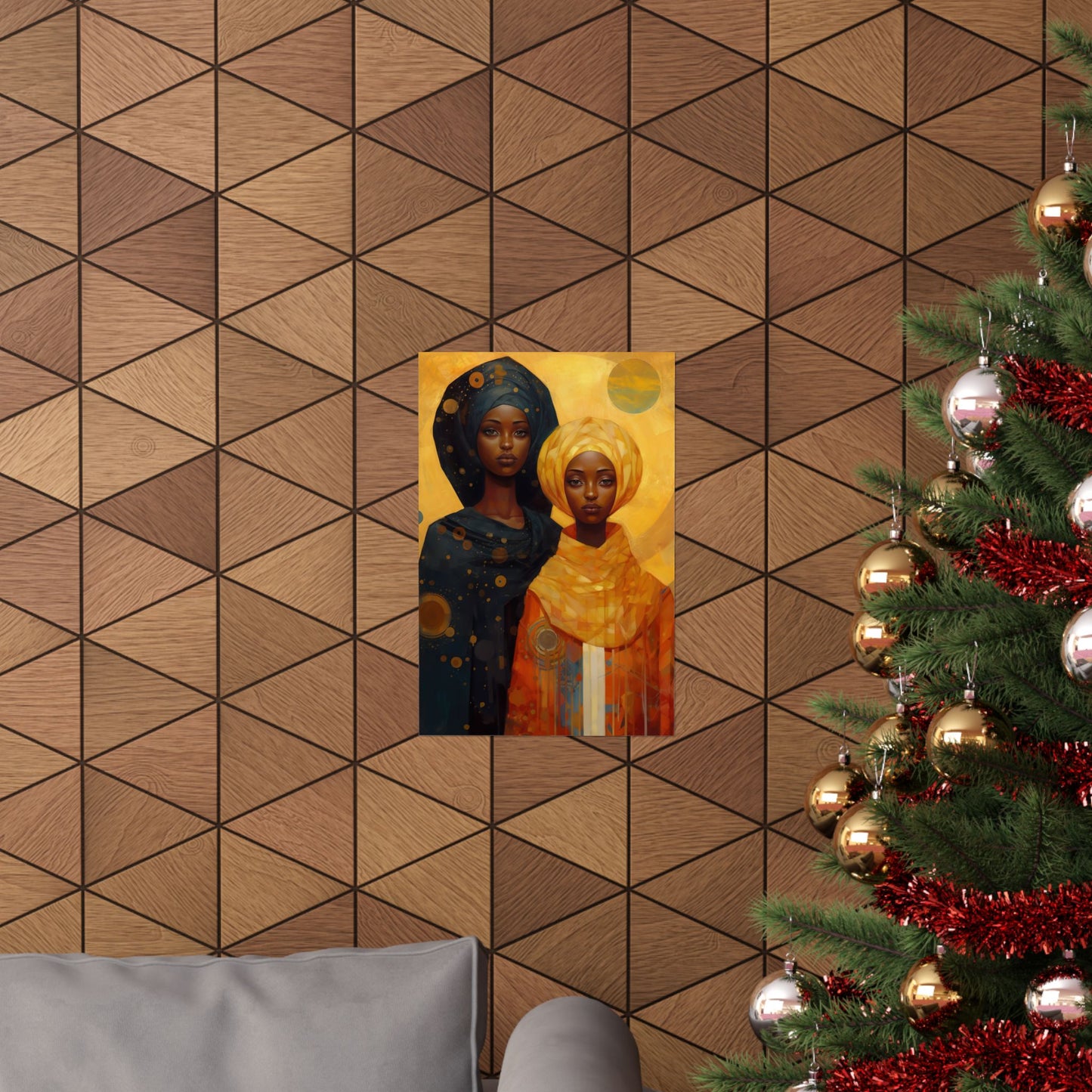 Saint Perpetua and Saint Felicity Print - Sanctified Souls Print - Multiple Sizes - Premium Matte Vertical Posters