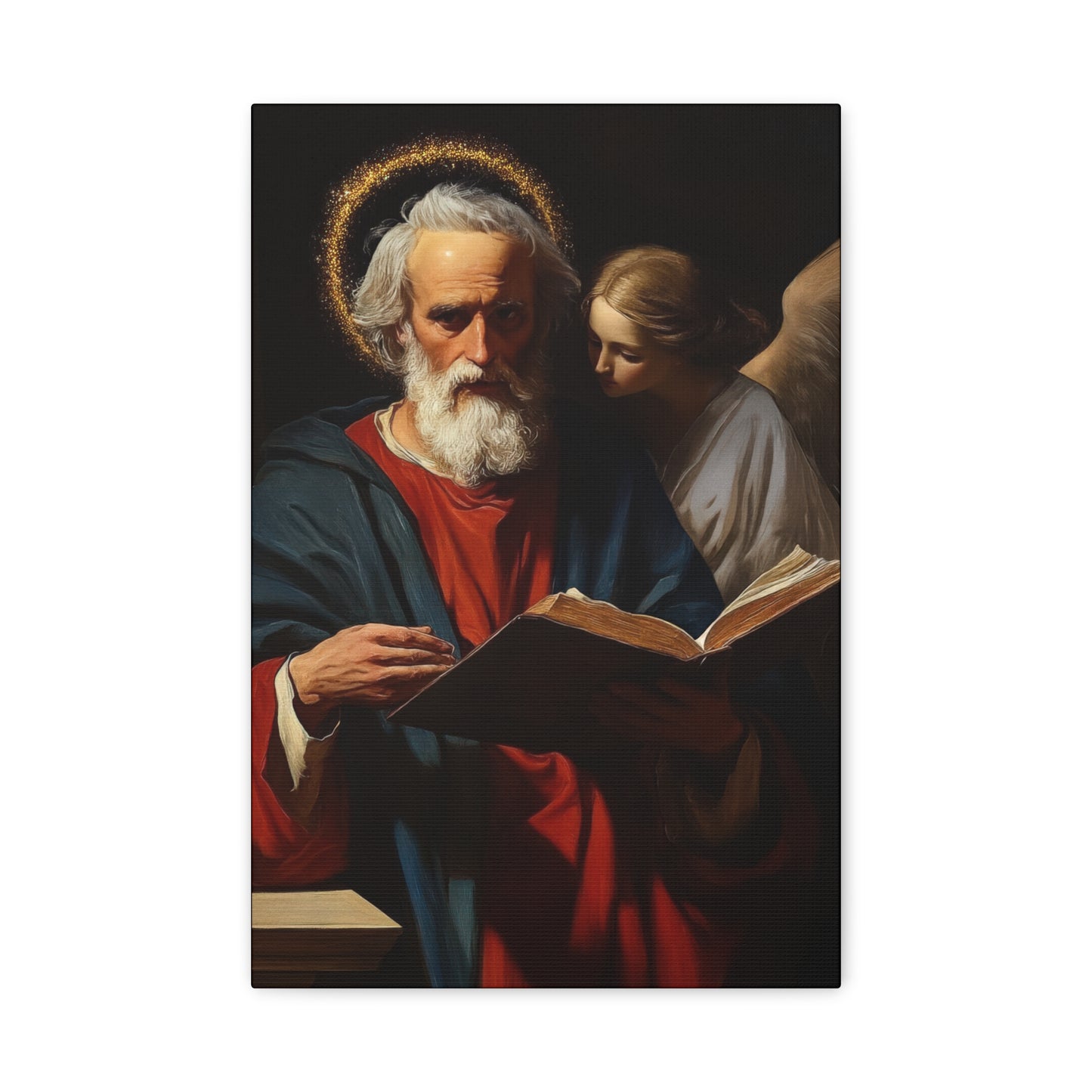 Saint Matthew the Apostle - Gallery Wrapped Canvas - Print - Religious Art for your Home - Catholic