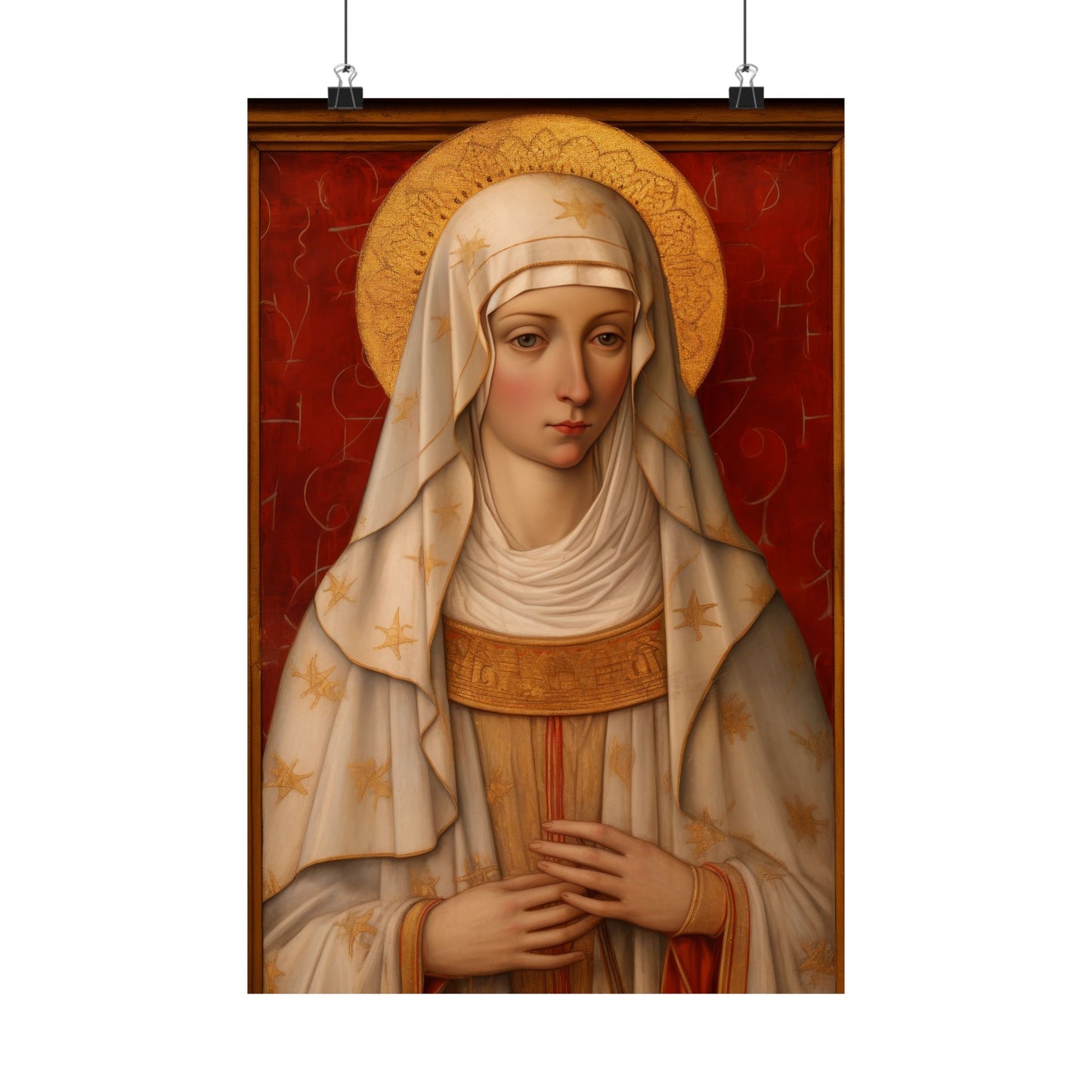 Saint Isidora - The Fool for Christ - Sanctified Souls Print - Multiple Sizes - Premium Matte Vertical Posters - Catholic Saint Art