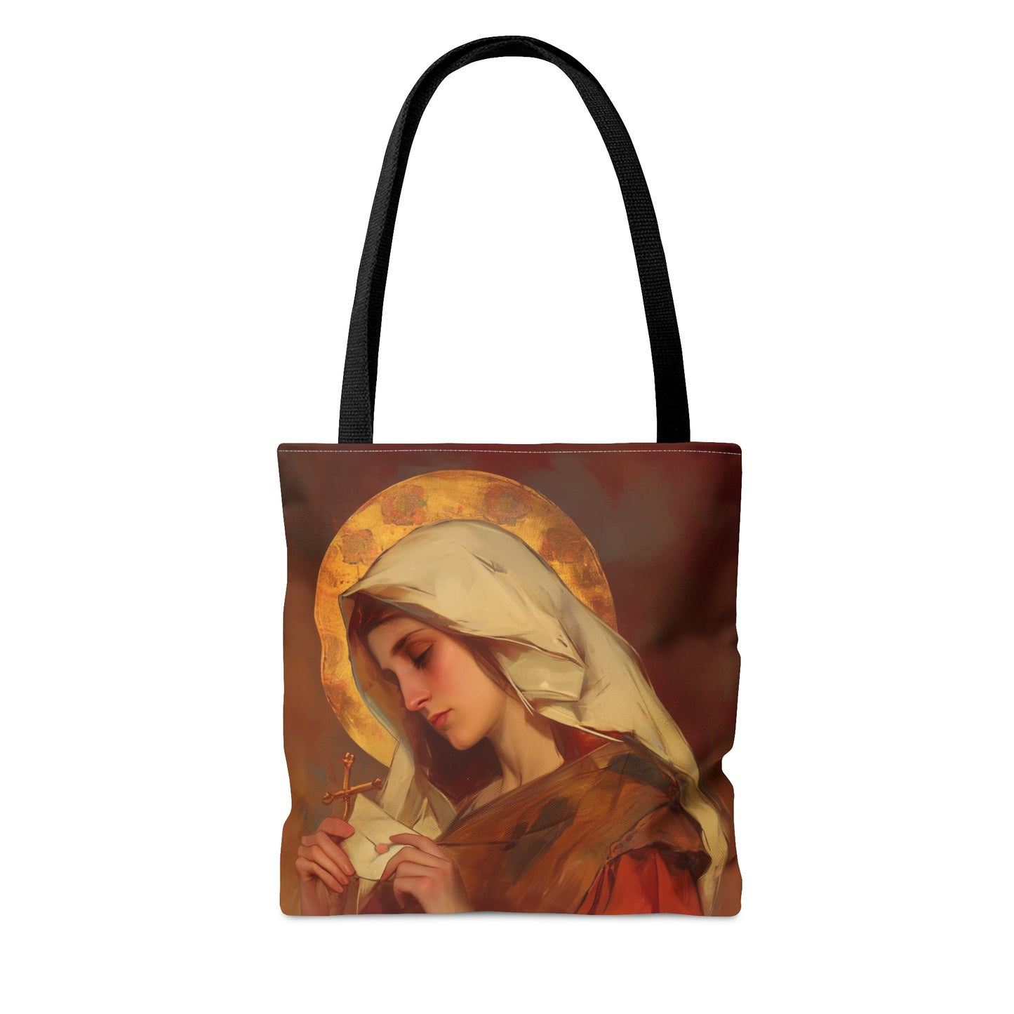 Saint Phoebe Tote Bag - Large Medium Small Faith Art Bag - Catholic Faith Purse - Religious - Prayer Bag - Devotional Purse