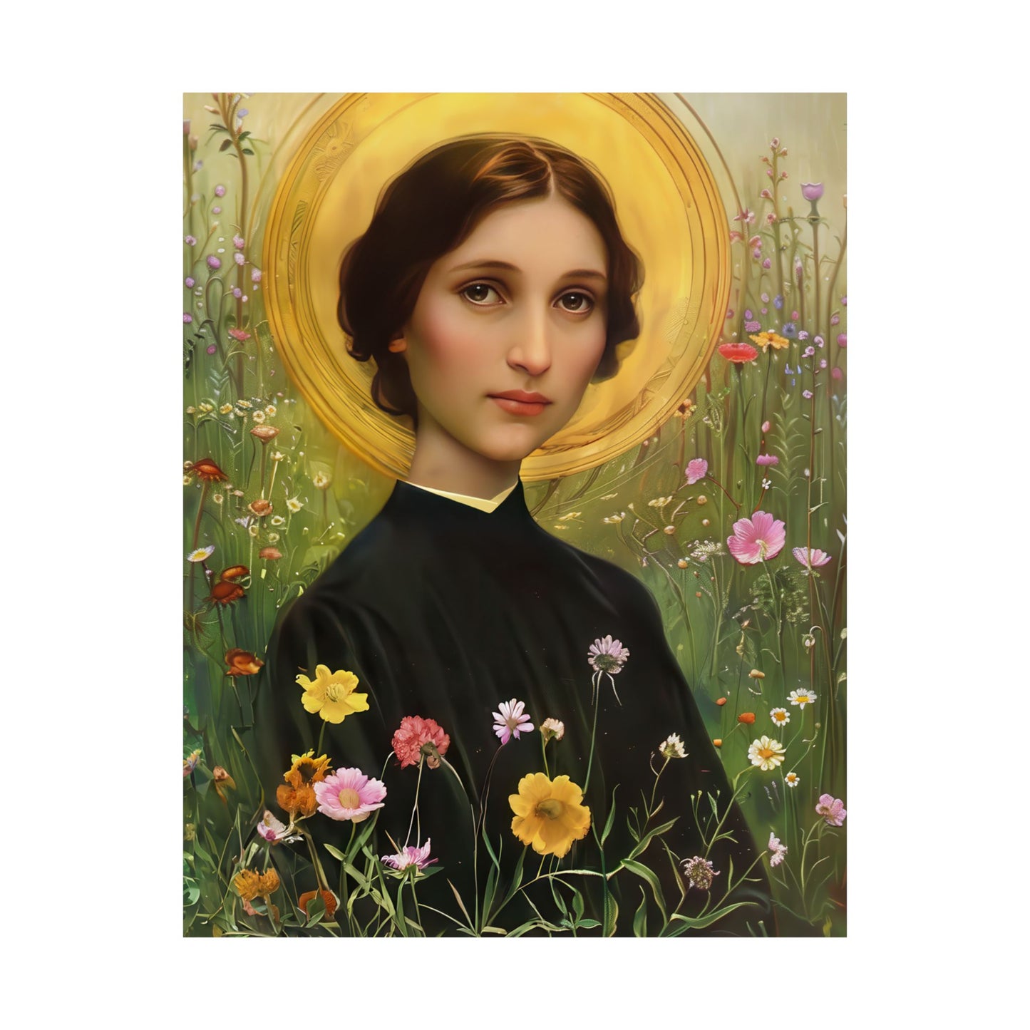 Saint Bartolomea Capitanio Poster Print - Sanctified Souls Print - Multiple Sizes - Premium Posters - Catholic Art for your home