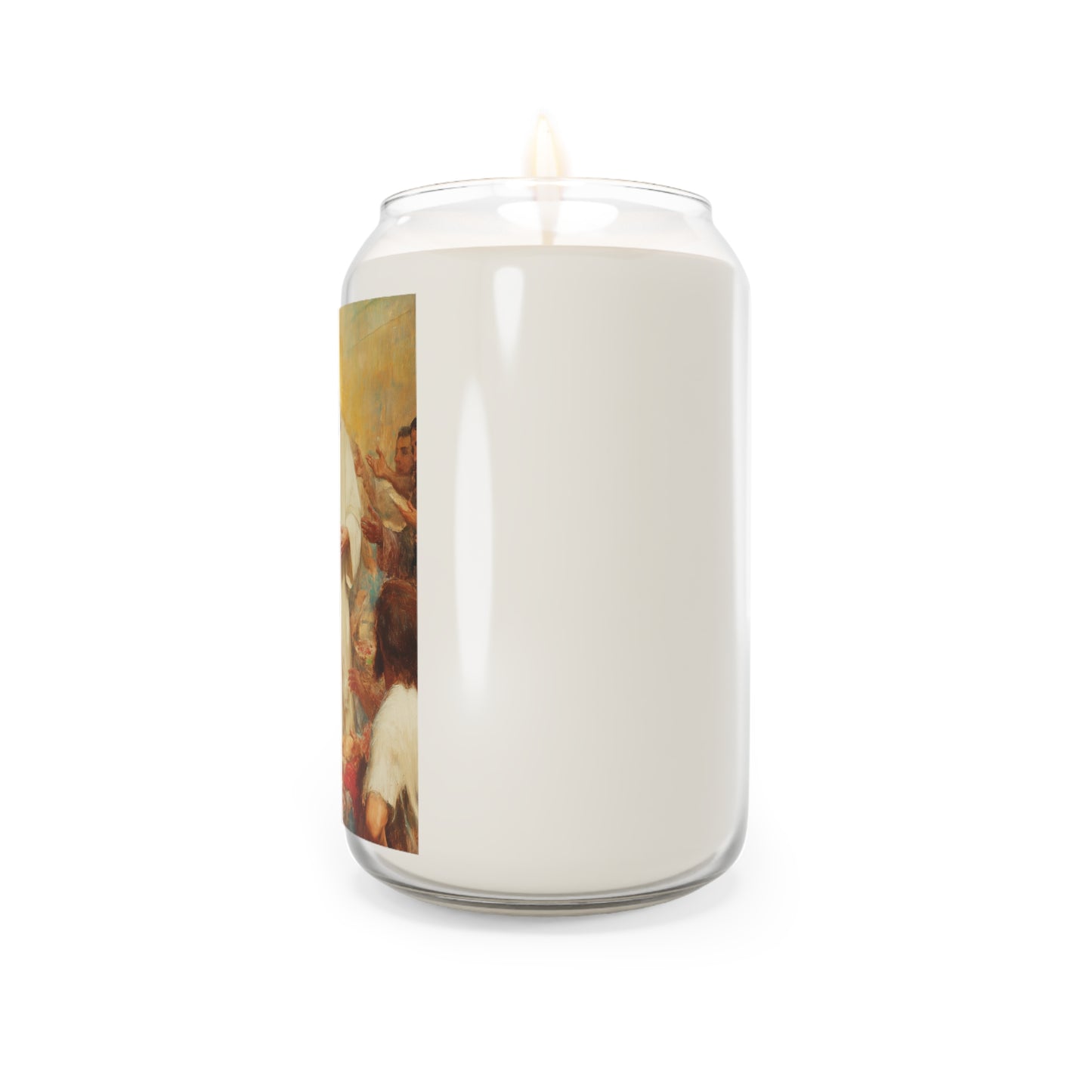The Quiet Multiplication of Love : Loaves and Fishes - Scented Prayer Candle, 13.75oz - Tall Size - Religious Prayer Candle