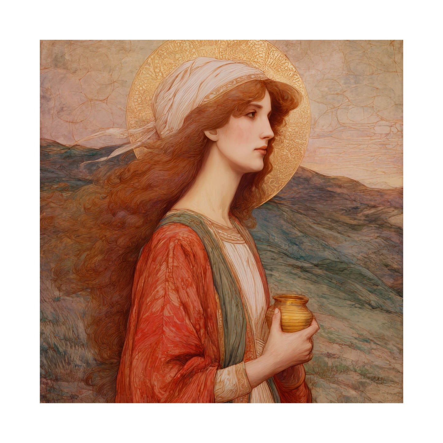 Saint Joanna - Sanctified Souls Print - Multiple Sizes - Premium Matte Vertical Posters