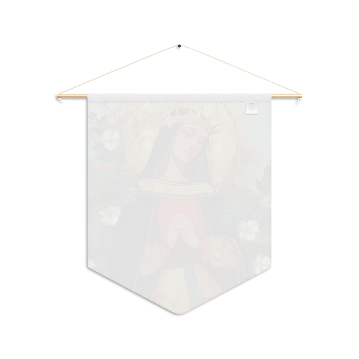 Saint Matilda of Germany Wall Banner / Wall Hanging - Prayer room art - Catholic Home Art - Large Saint Art - 18" x 21"