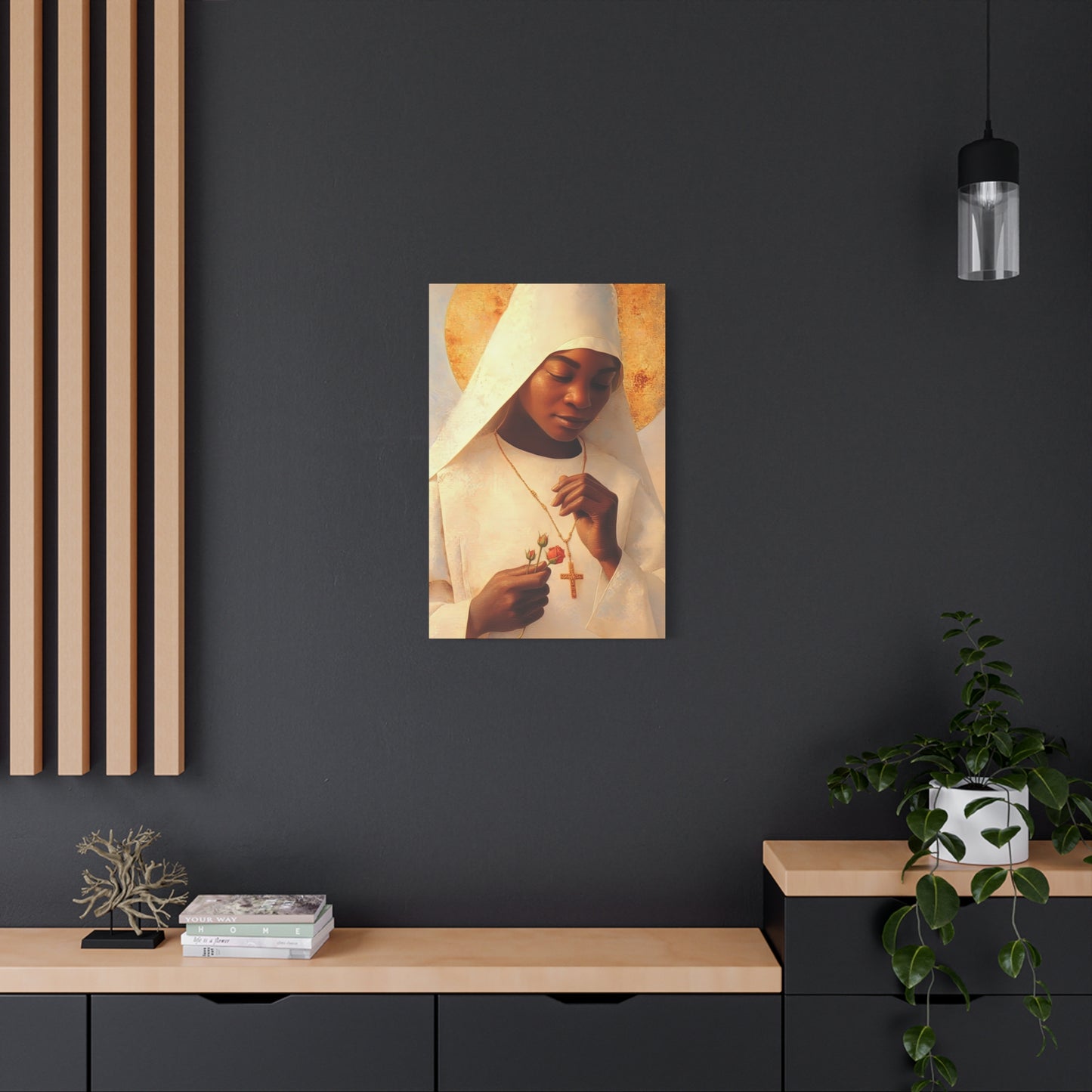 Blessed Marie-Clementine Anuarite Nengapeta - Gallery Wrapped Canvas - Print - Religious Art for your Home - Catholic art print