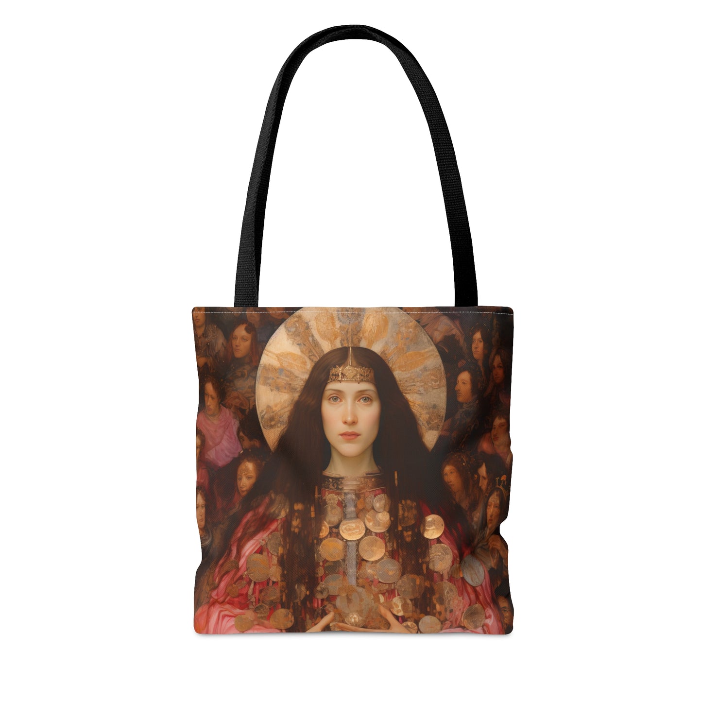 Saint Praxedes Tote Bag - Purse - Three sizes - Large Medium Small Faith Art Bag - Catholic faith carry-all purse - Double Sided