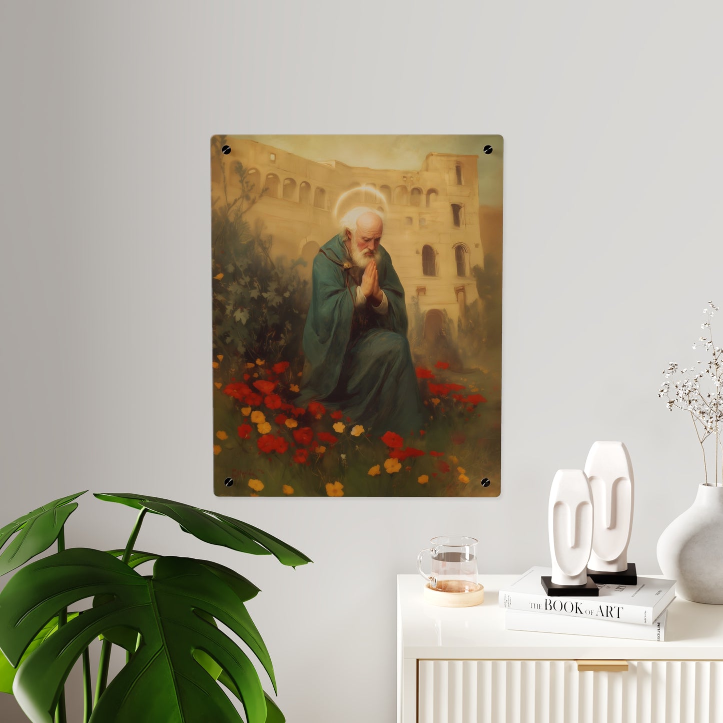 Saint Cyprian Wall Art Panel - Ready to Hang Acrylic Print - Catholic Saint Art - Patron Saint Print - Martyr Art