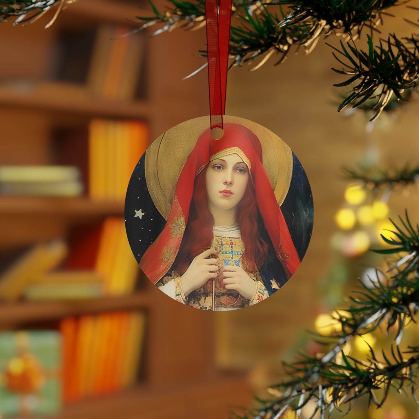 Saint Sabina - Religious Holiday Christmas Ornament and Keepsake - Double sided Keepsake Religious Ornament