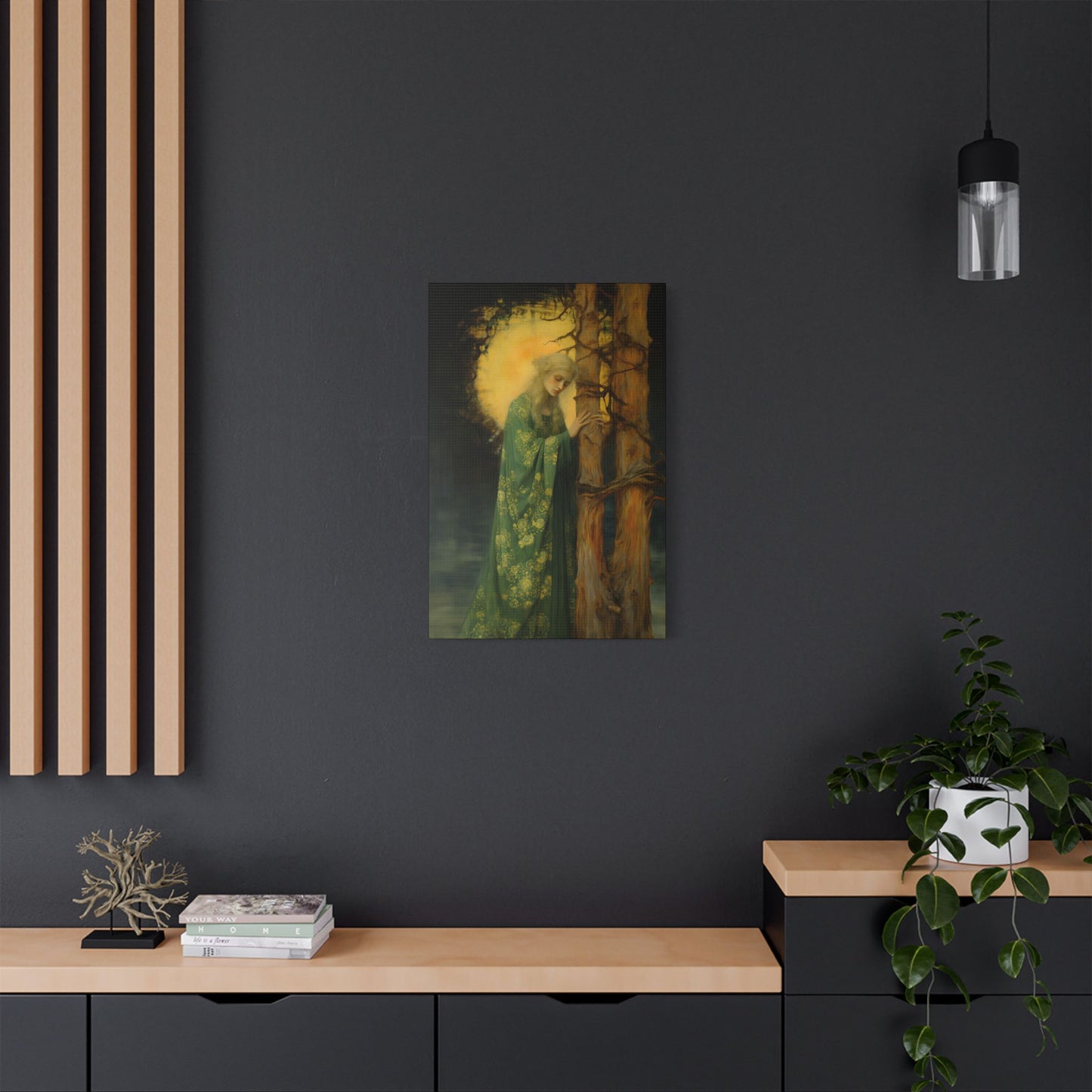 Saint Afra Canvas Print - Multiple Sizes - Catholic Home art - Gallery Wrapped Canvas - Sanctified Souls Print