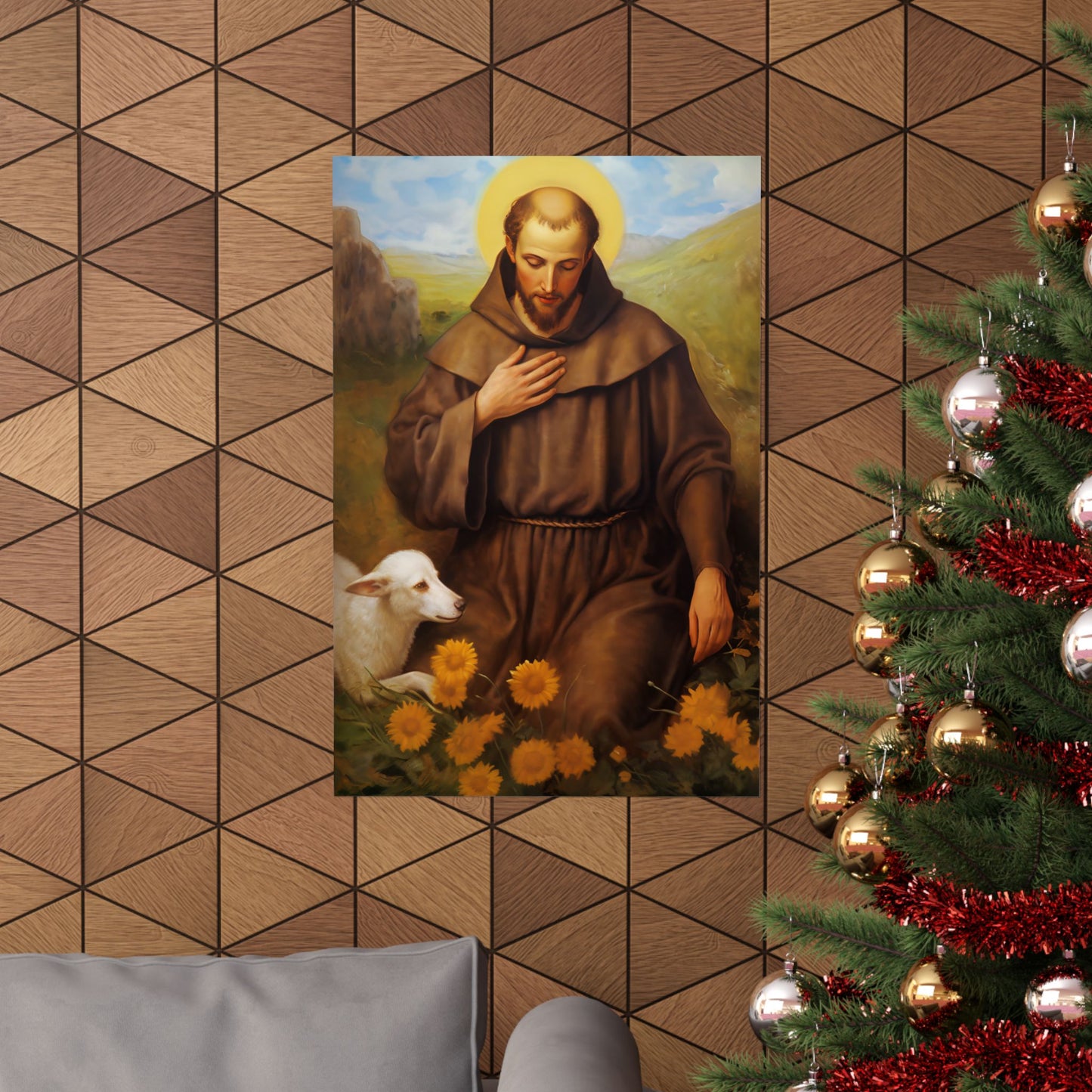 Saint Francis of Assisi - Sanctified Souls Print - Multiple Sizes - Premium Matte Vertical Posters