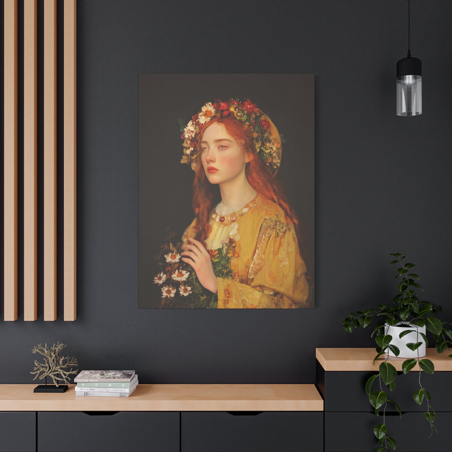 Radiance of Repentance - Mary Magdalene's Renewal - Museum Wrapped Canvas - Print - Religious Art for your Home - Prayer Room - Catholic