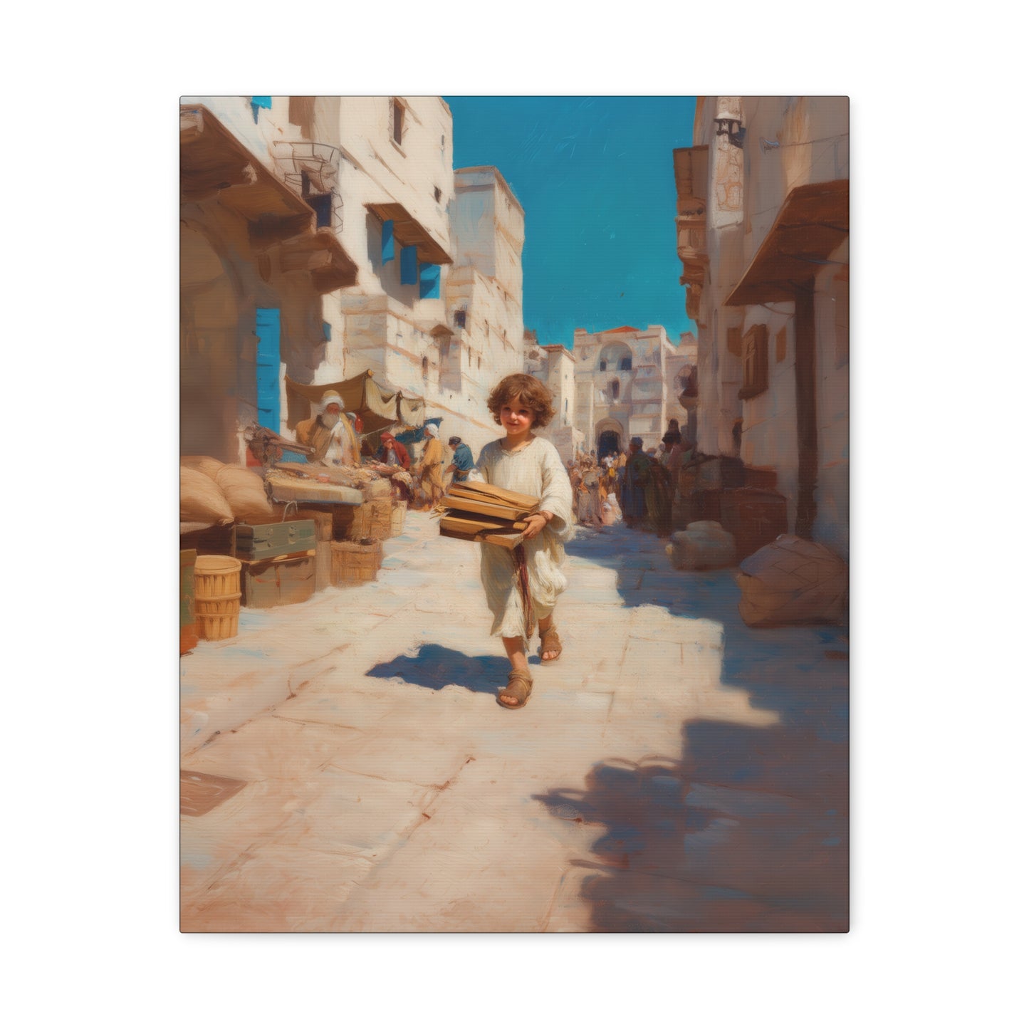 Nazareth and the Hidden Light of Christ - Gallery Wrapped Canvas - Print - Religious Art for your Home - Catholic Art