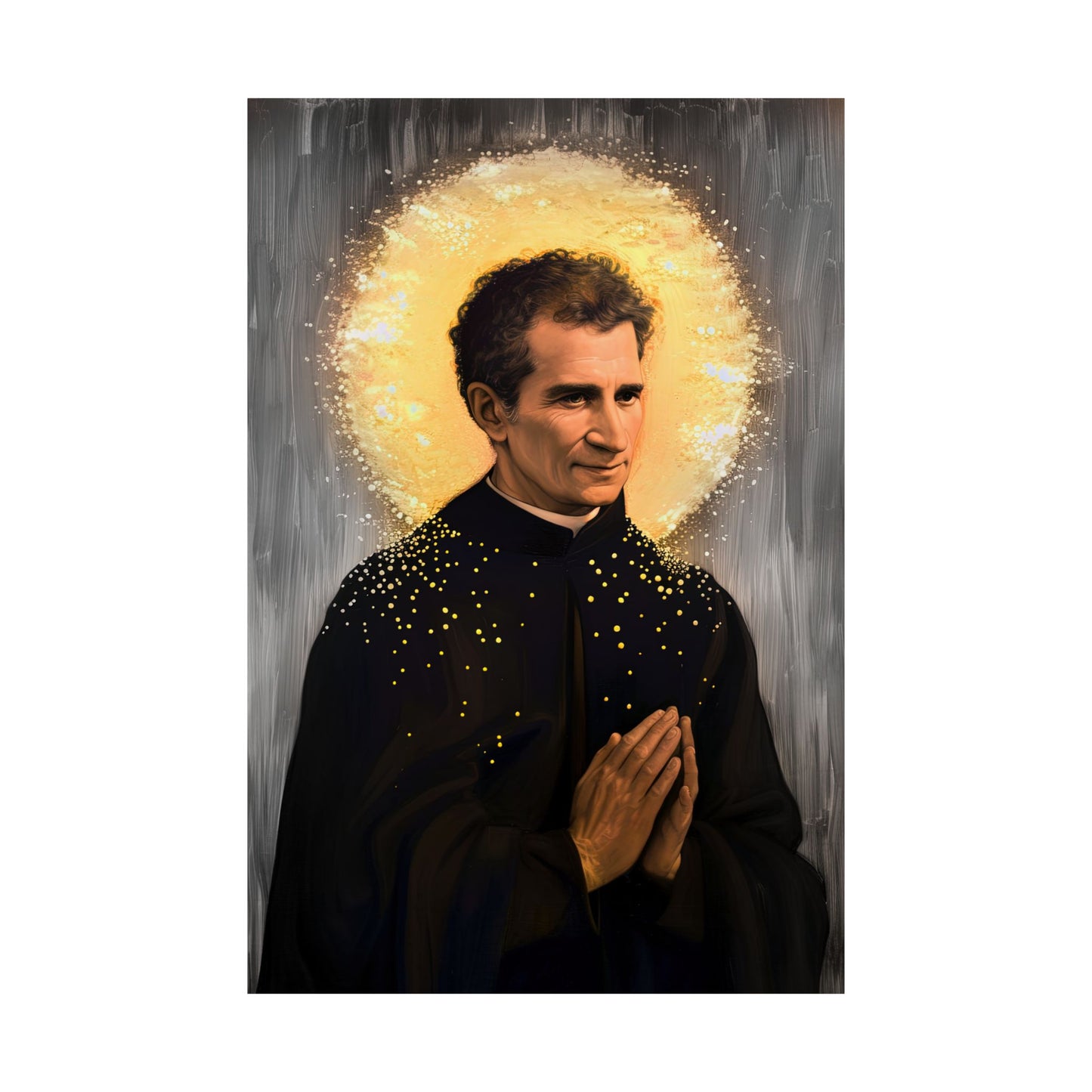 Saint John Bosco / Don Bosco  - Sanctified Souls Print - Multiple Sizes - Premium Matte Vertical Posters