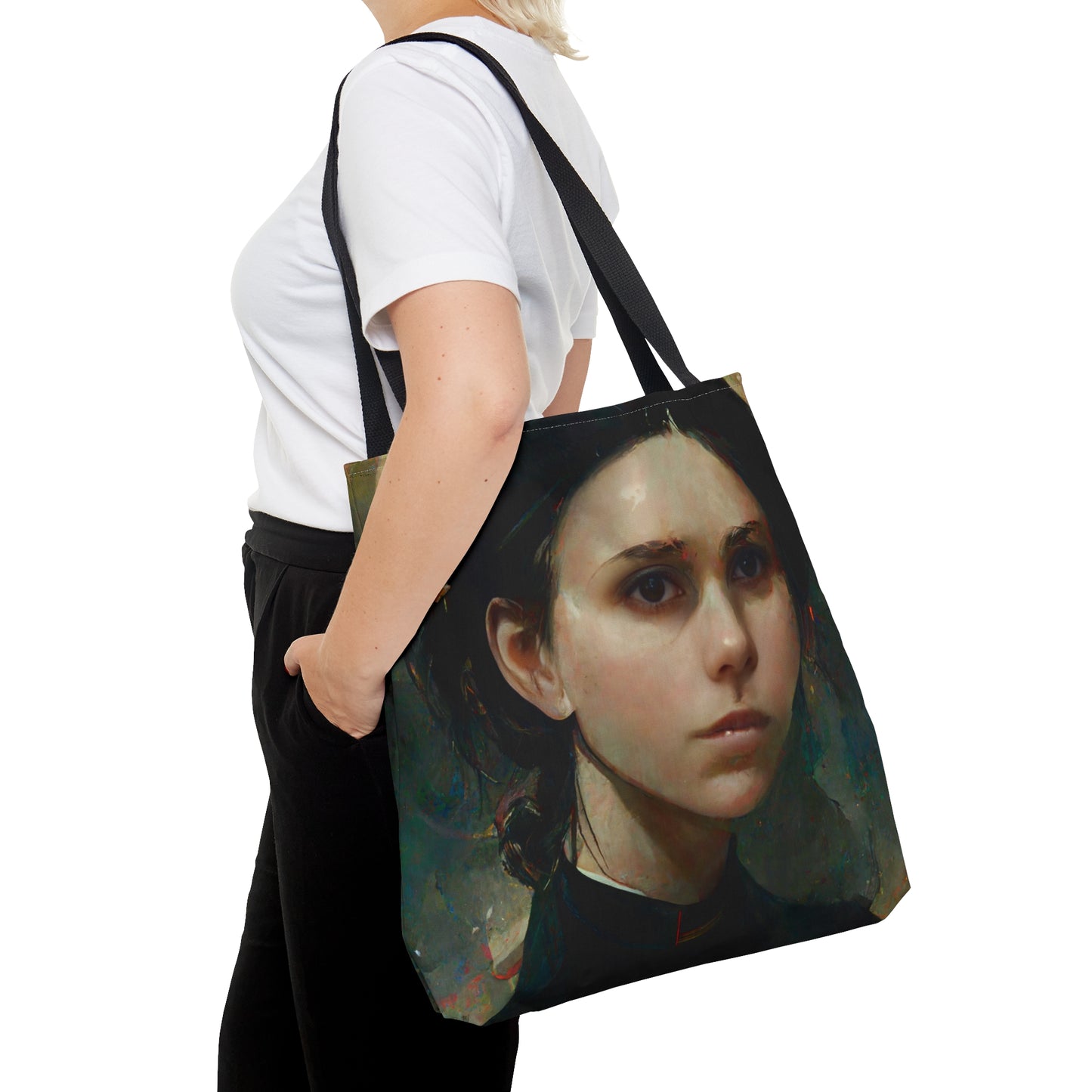Saint Gemma Galgani Tote Bag - Purse - Three sizes - Large Medium Small Faith Art Bag - Catholic faith carry-all purse - Double Sided