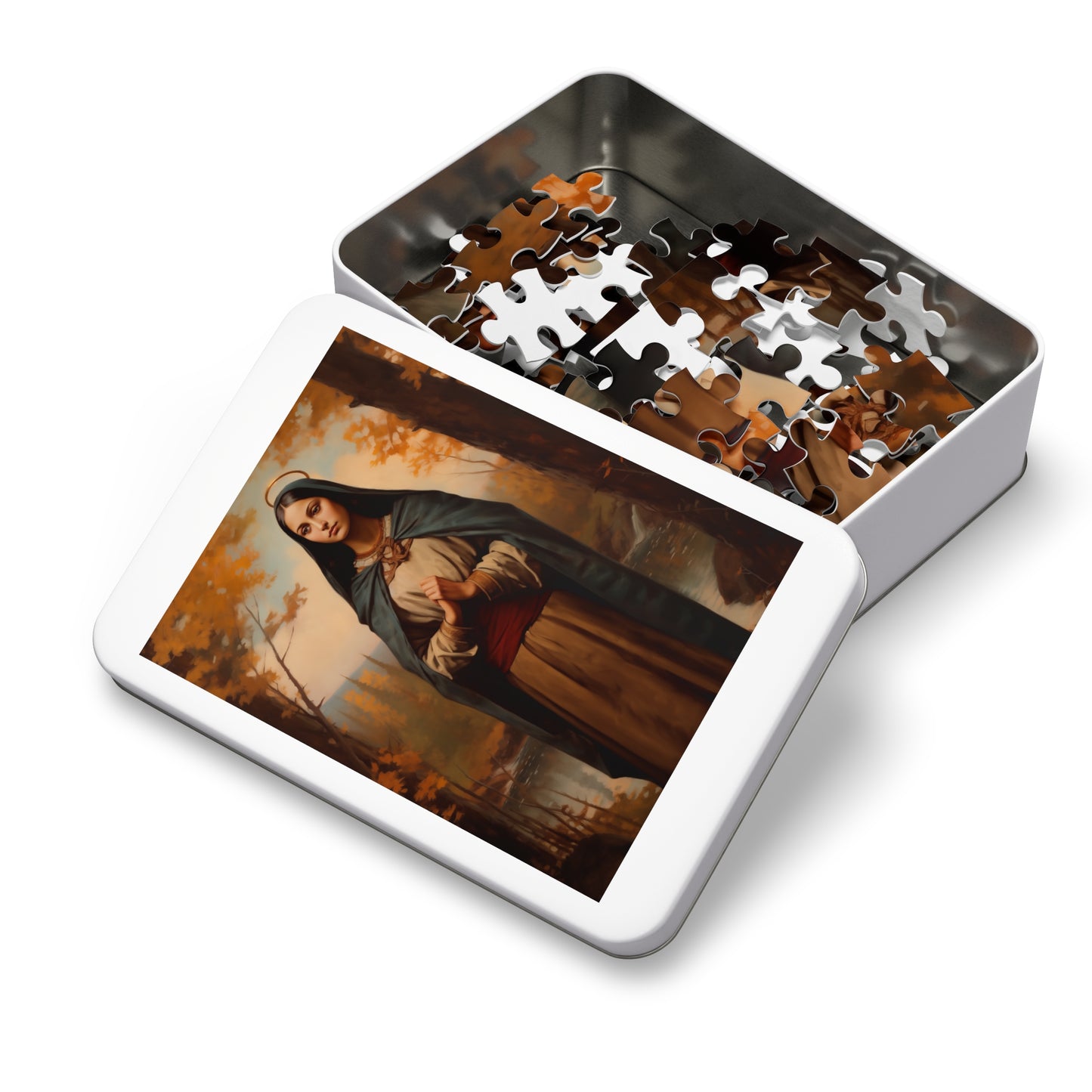 Saint Kateri Tekakwitha - Puzzle and Keepsake Tin - Jigsaw Puzzle (30, 110, 252, 500,1000-Piece) - Religious Puzzle