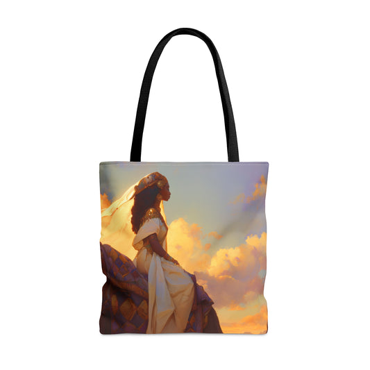 Queen of Sheba - Tote Bag - Large Medium Small Faith Art Bag - Catholic Faith Purse