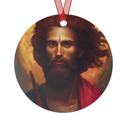 Saint James the Lesser - Religious Holiday Christmas Ornament and Keepsake - Double sided Keepsake Religious Ornament
