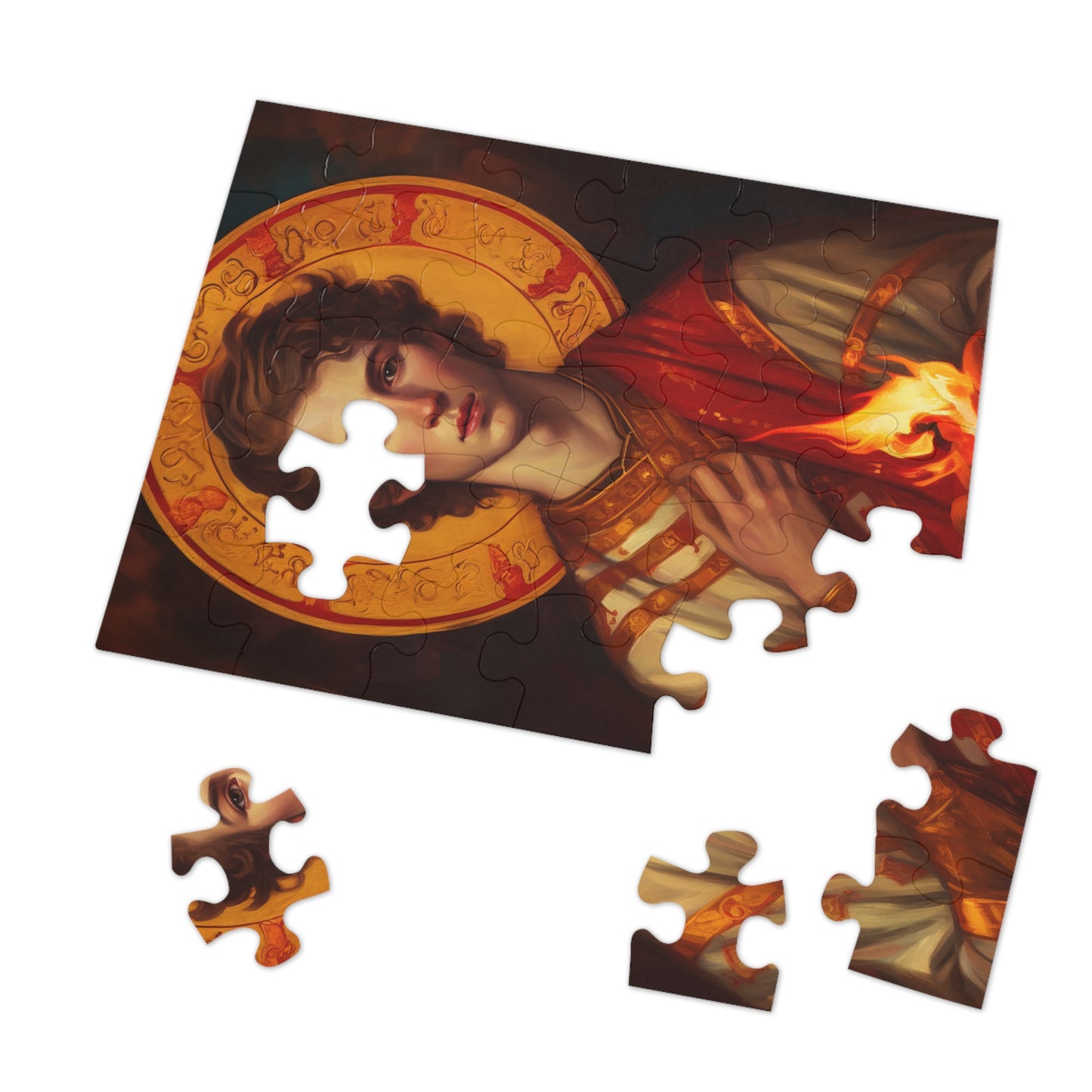 Saint Lawrence - Puzzle and Keepsake Tin - Religious Jigsaw Puzzle (30, 110, 252, 500,1000-Piece) - Religious Puzzle