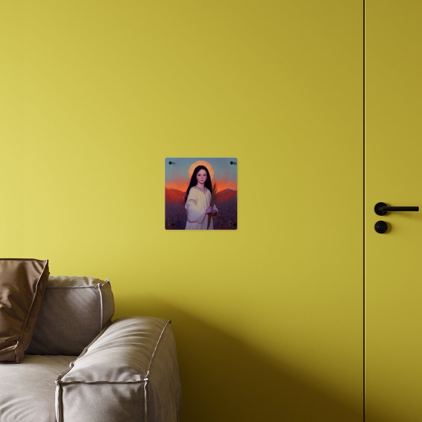 Saint Hope  Wall Art Panel - Ready to Hang Acrylic Print - Catholic Saint Art - Patron Saint Print - Martyr of the Church Art
