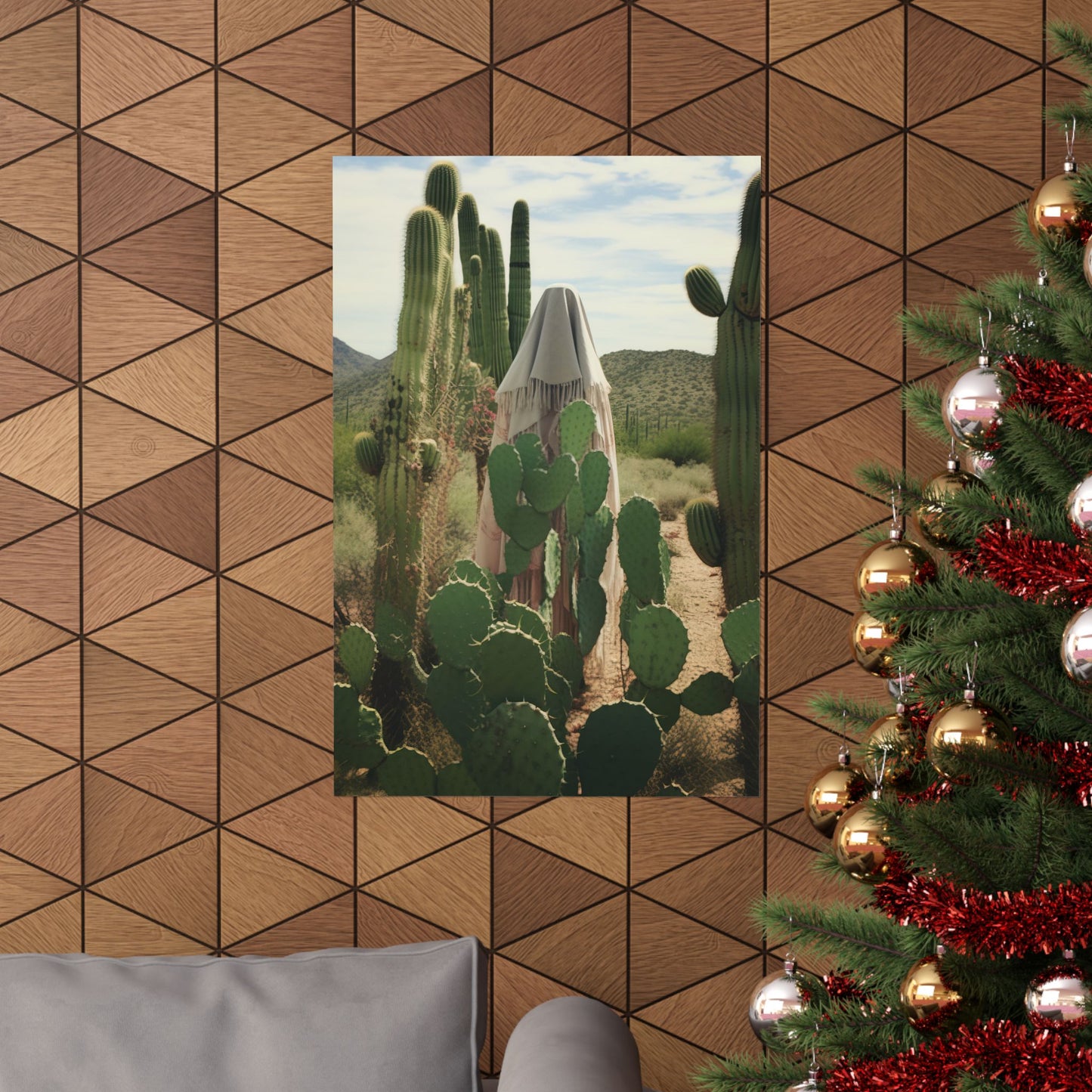 Saint Amma Syncletica Print - Sanctified Souls Print - Multiple Sizes - Premium Matte Vertical Posters - Desert Mothers Series