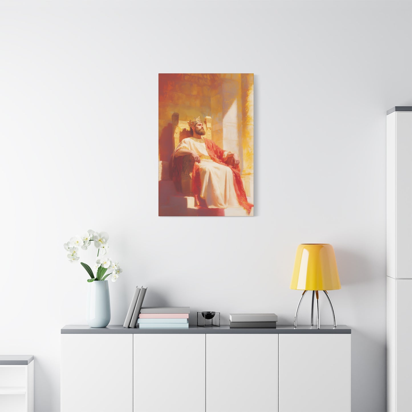 King Solomon: Keeper of God's Understanding - Gallery Wrapped Canvas - Print - Religious Art for your Home - Catholic Art