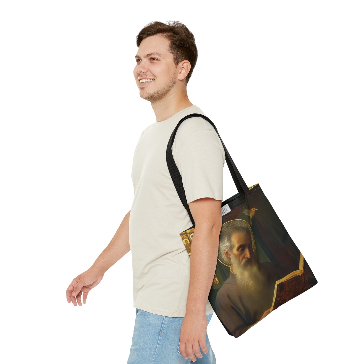 Saint Issac of Armenia Tote Bag - Large Medium Small Faith Art Bag - Catholic Faith Purse - Religious - Prayer Bag - Devotional Purse