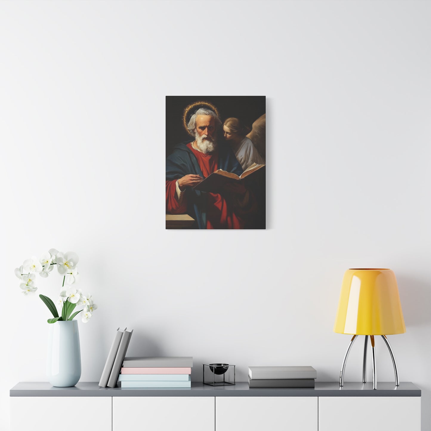 Saint Matthew the Apostle - Gallery Wrapped Canvas - Print - Religious Art for your Home - Catholic