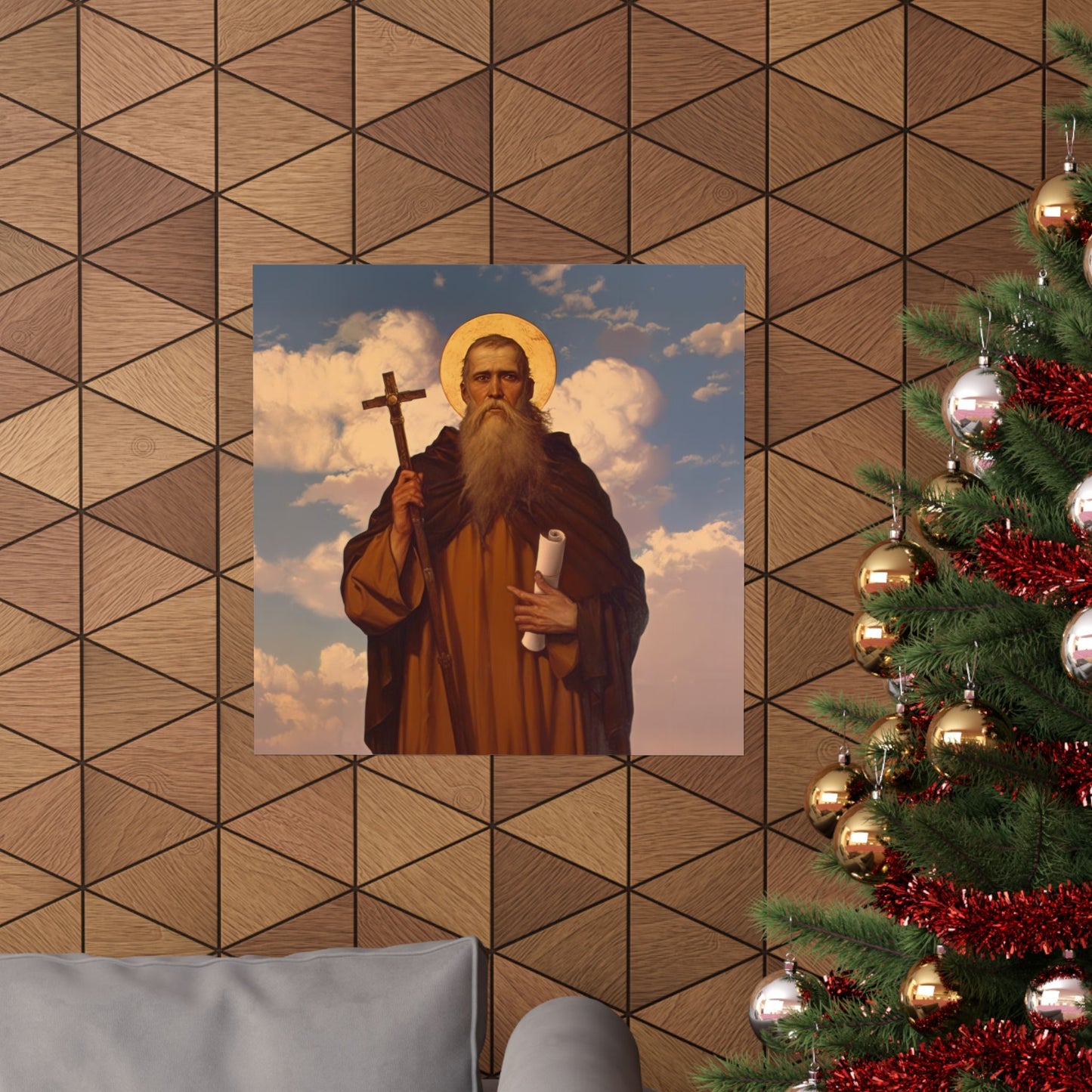 Saint Joannicus the Great / Loannikios of Mount Olympus - Sanctified Souls Print - Multiple Sizes - Premium Matte Vertical Posters