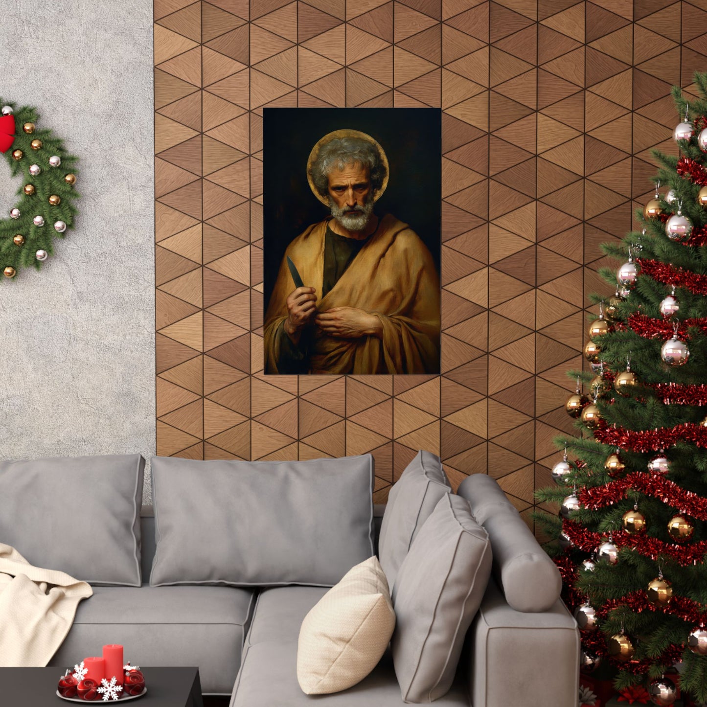 Saint Bartholomew the Apostle - Sanctified Souls Print - Multiple Sizes - Premium Matte Vertical Posters