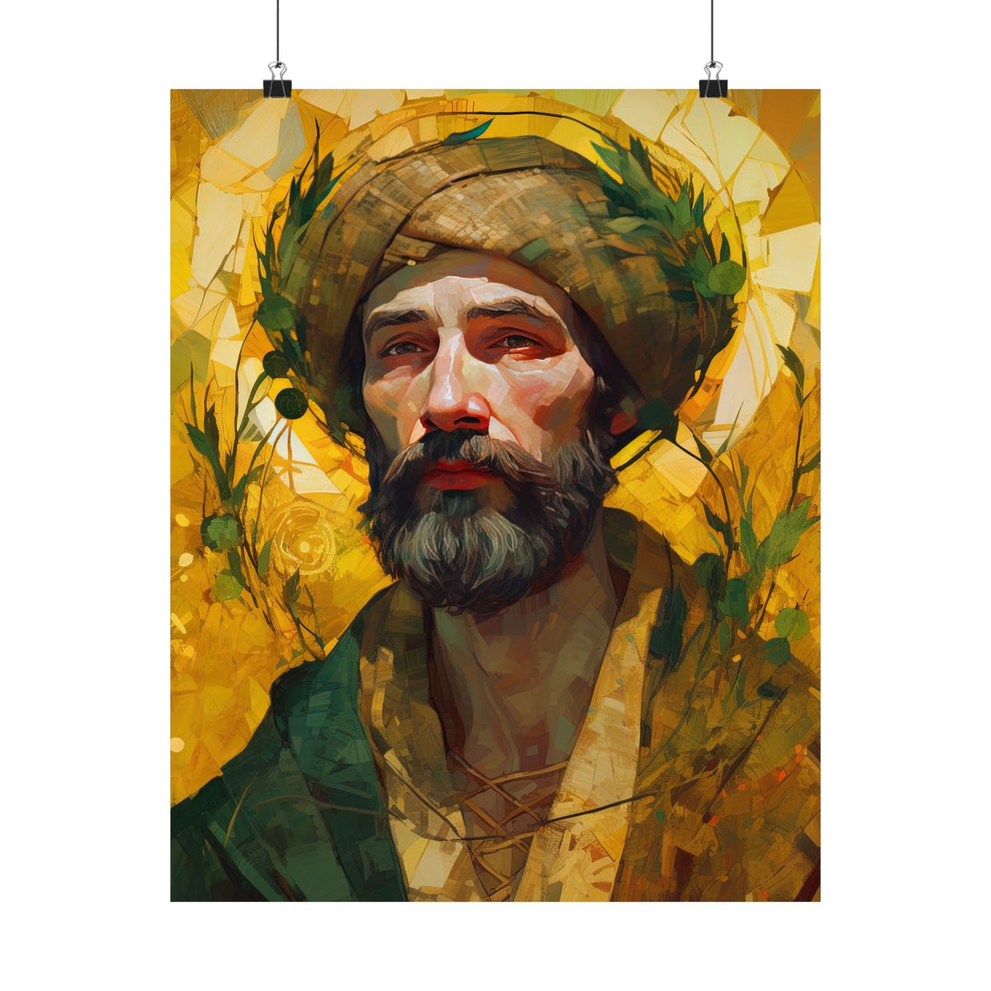 Saint Isidore the Farmer - Sanctified Souls Print - Multiple Sizes - Premium Matte Vertical Posters