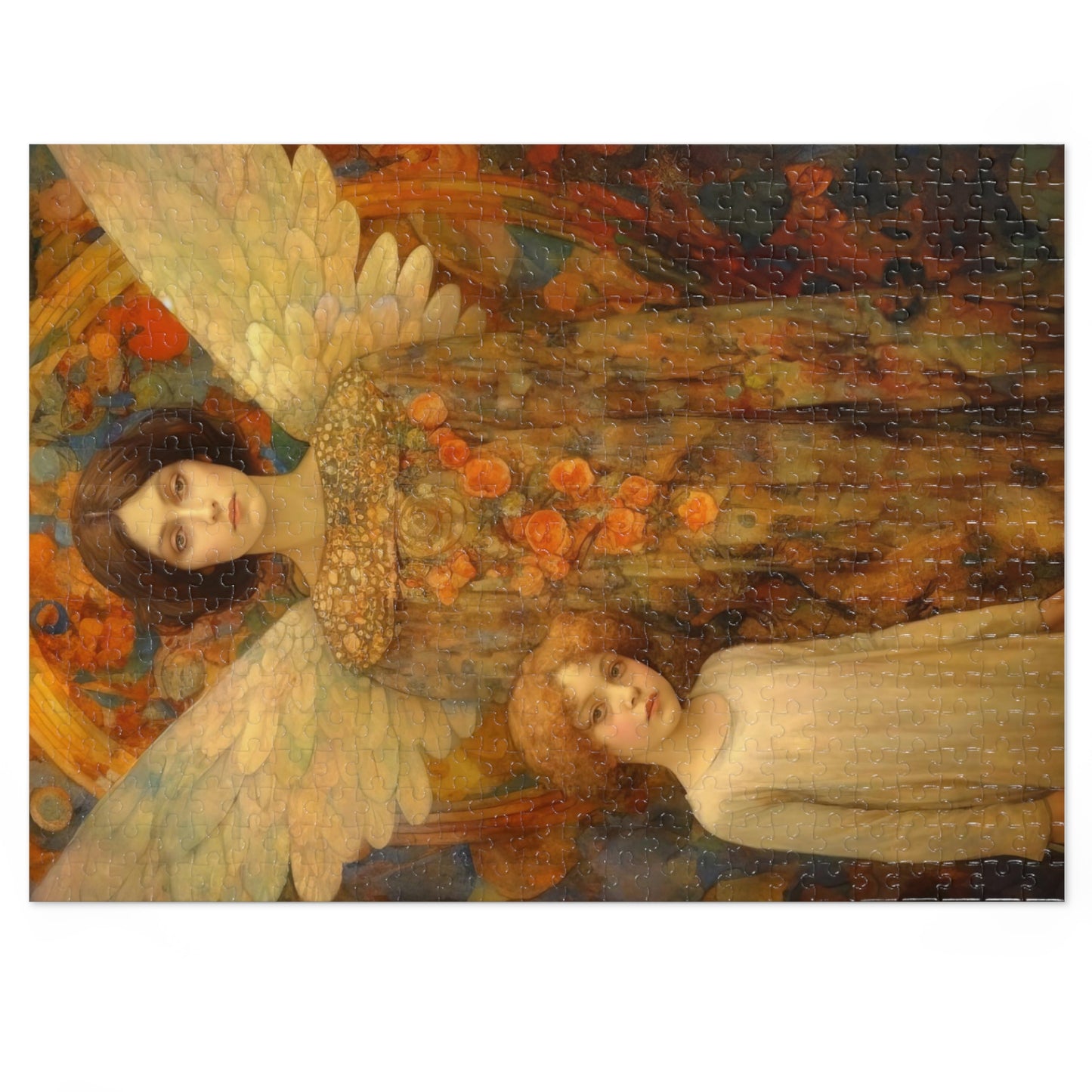 Heavens Guardians - Puzzle and Keepsake Tin - Religious Jigsaw Puzzle (30, 110, 252, 500,1000-Piece) - Religious Puzzle - Angel Art