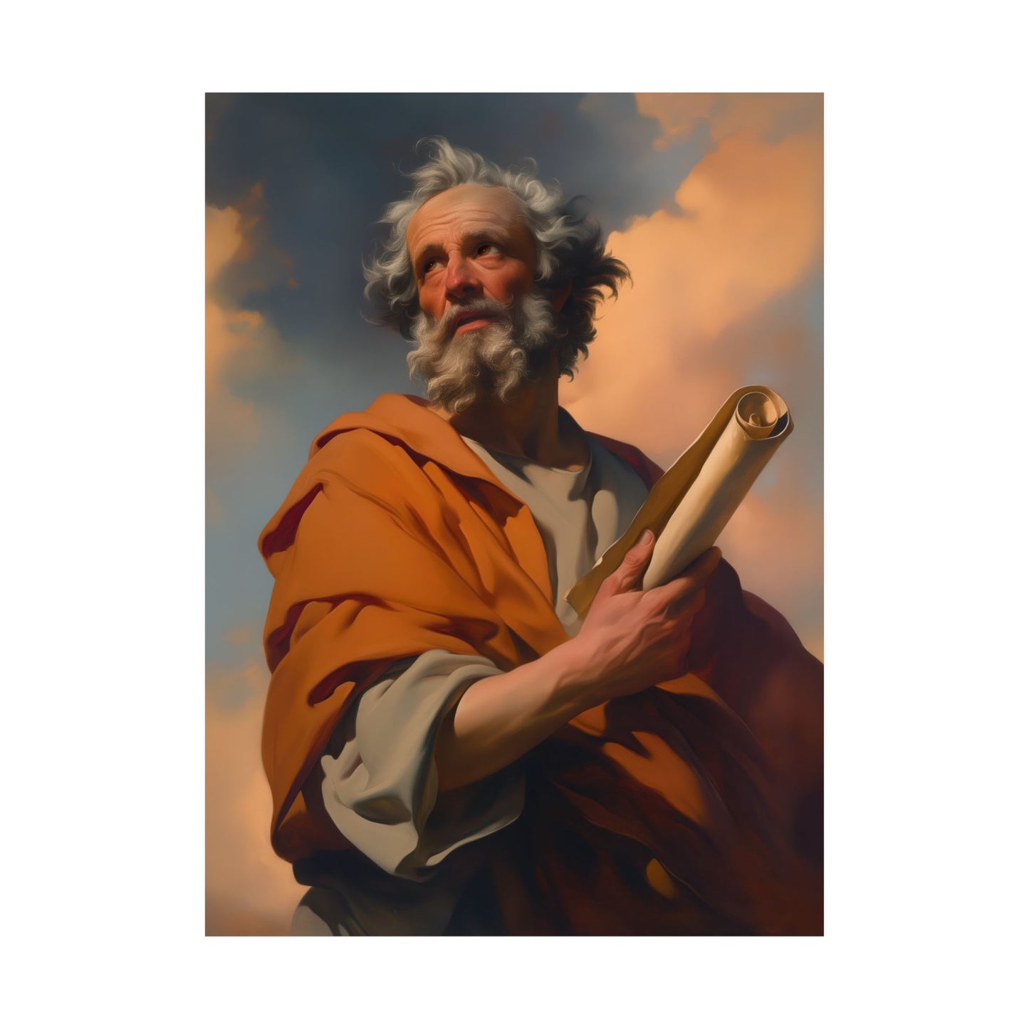 Saint Paul the Apostle - Sanctified Souls Print - Multiple Sizes - Premium Matte Vertical Posters