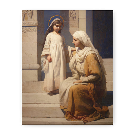 The Feast of the Presentation of the Blessed Mary - Gallery Wrapped Canvas - Print - Religious Art for your Home - Catholic