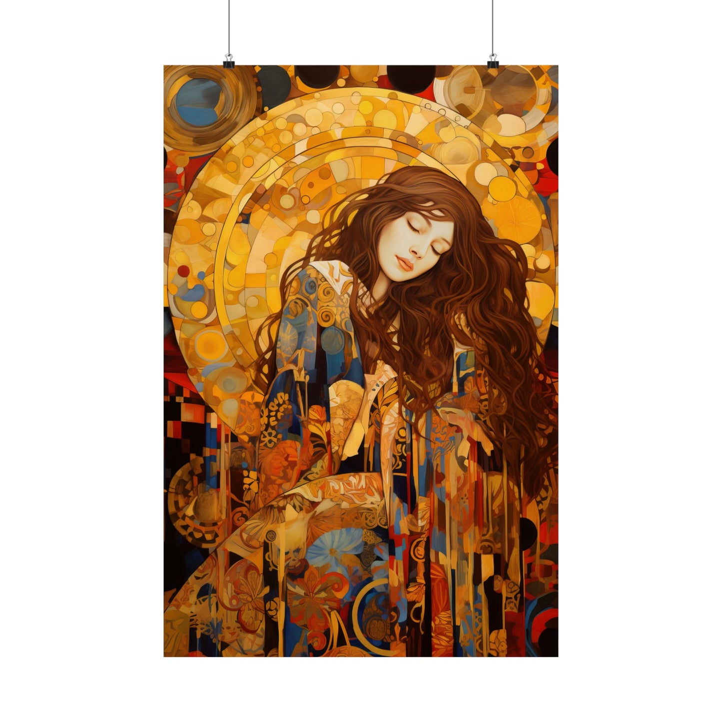 Embodied Grace: Mary Magdalene's Resilience Print - Sanctified Souls Print - Multiple Sizes - Premium Matte Vertical Posters