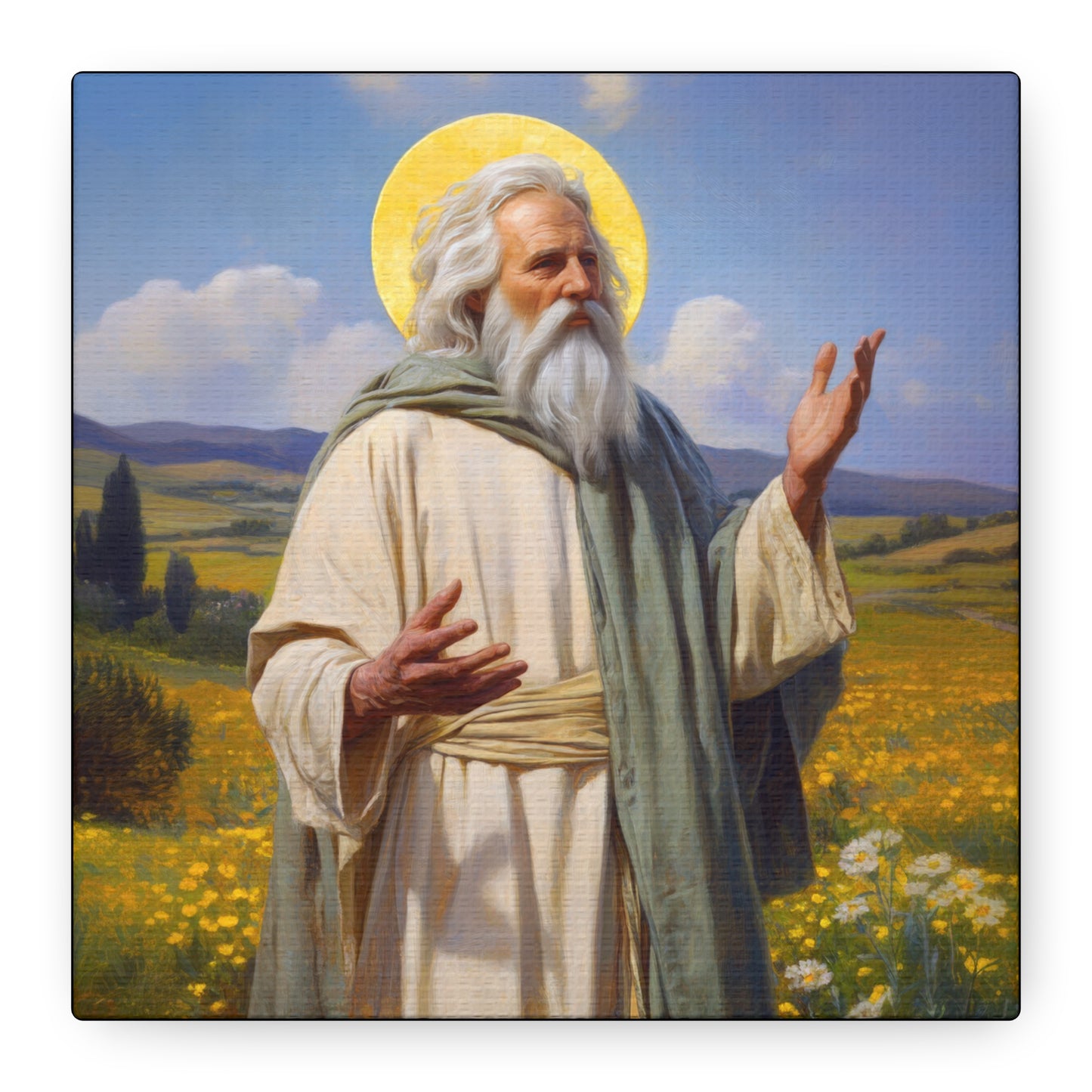 Saint Hilary of Arles - Gallery Wrapped Canvas - Print - Religious Art for your Home - Catholic Art Print